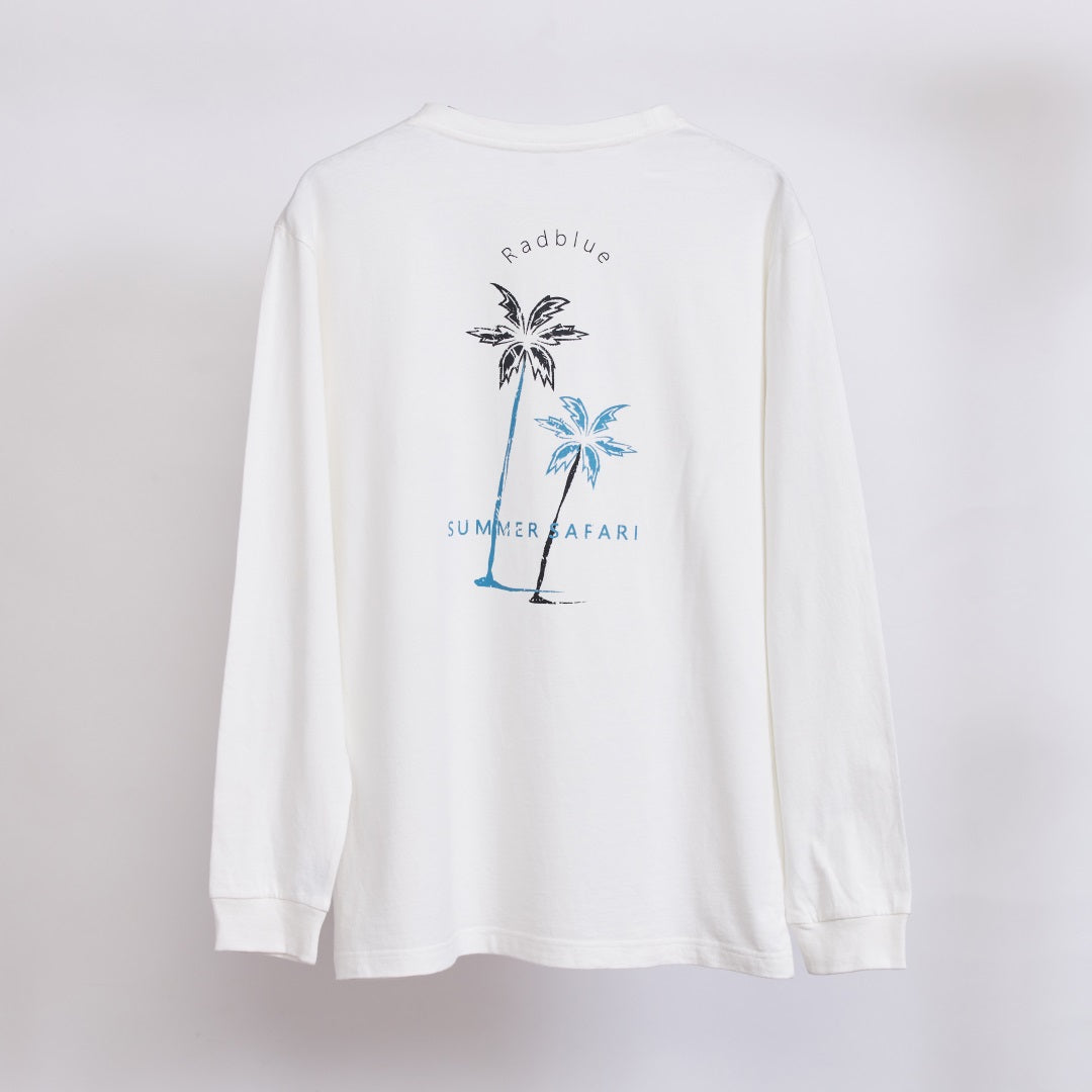 OEコットン ロングスリーブTシャツ【2Palm】