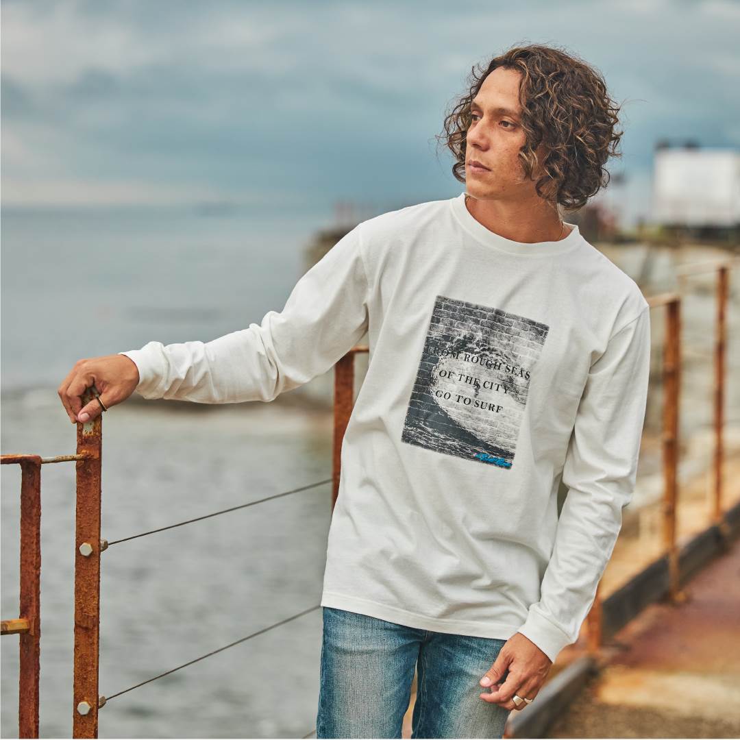 OEコットン ロングスリーブTシャツ【PHOTO】