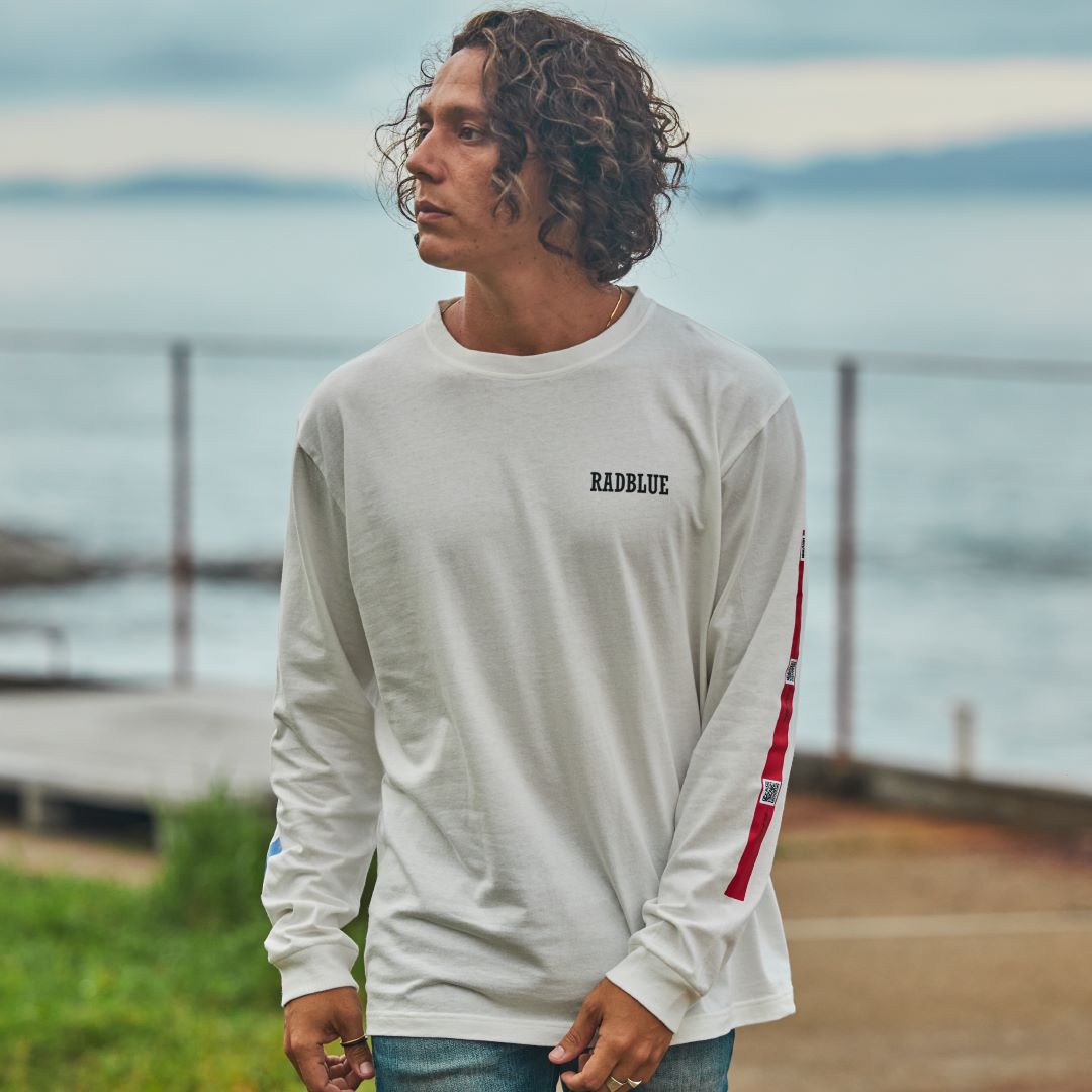 OEコットン ロングスリーブTシャツ【QR】