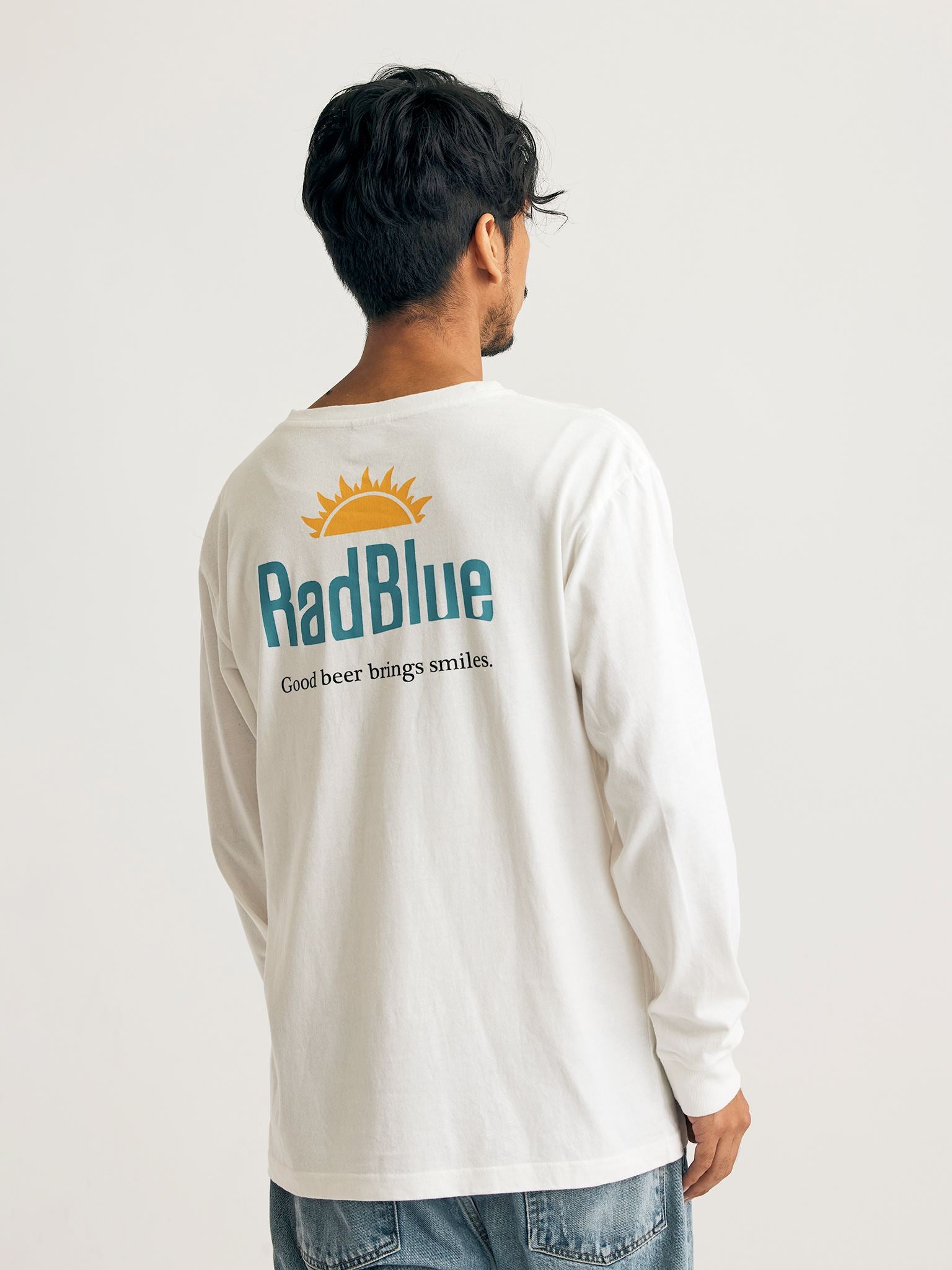 OEコットン ロングスリーブTシャツ【BEER】