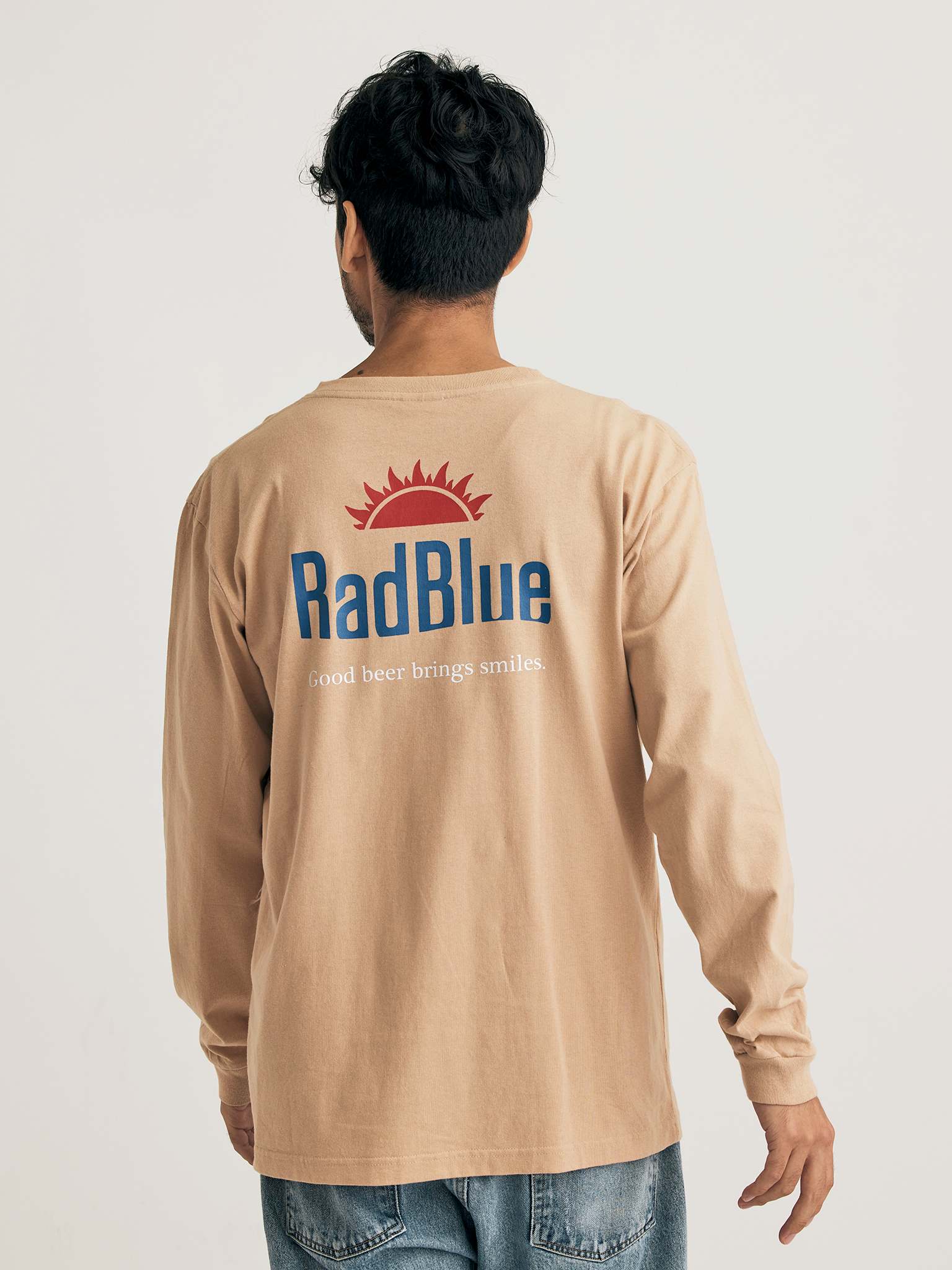 OEコットン ロングスリーブTシャツ【BEER】