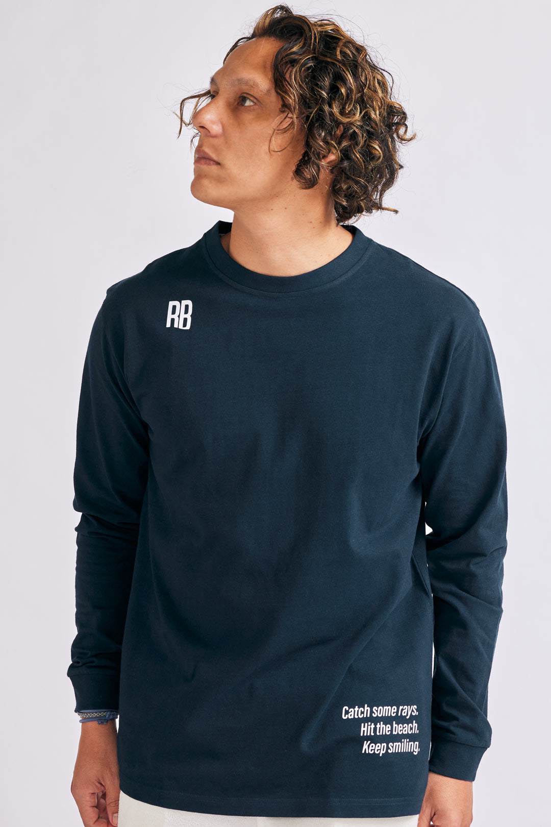 OEコットン ロングスリーブTシャツ【SOLID】