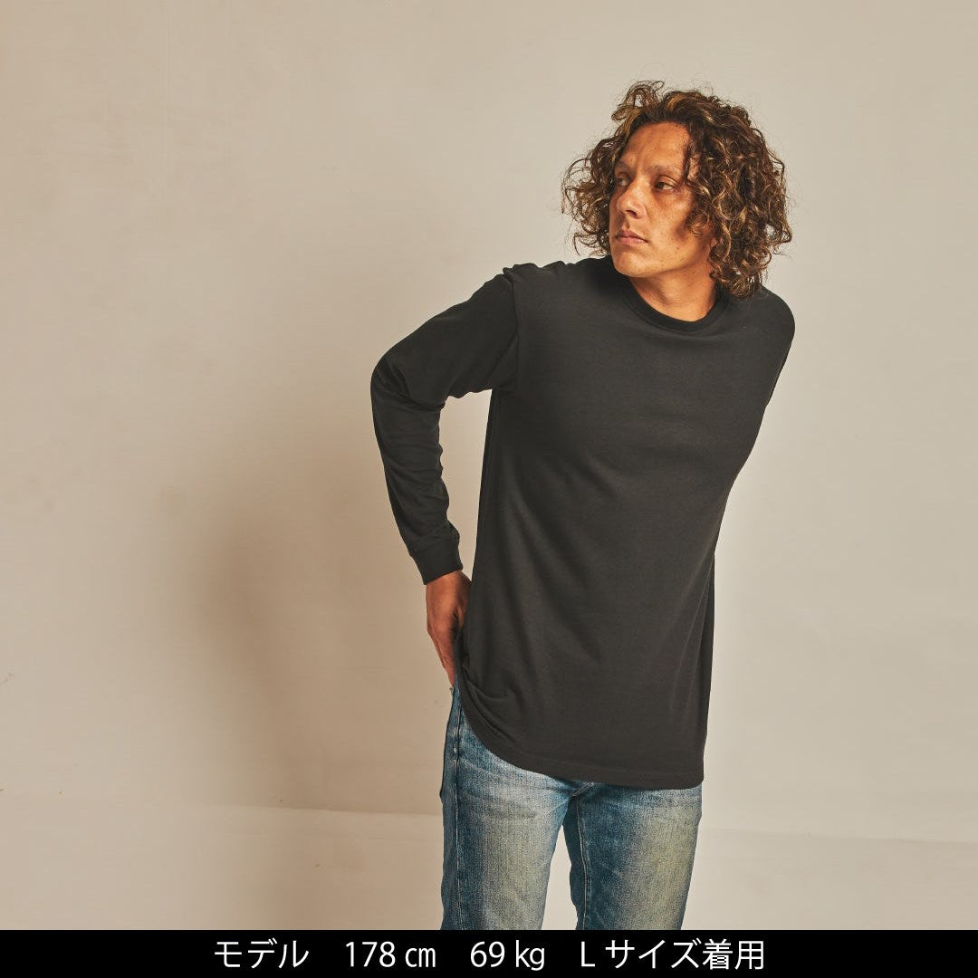 OEコットン ロングスリーブTシャツ【LOVE THE LIFE】