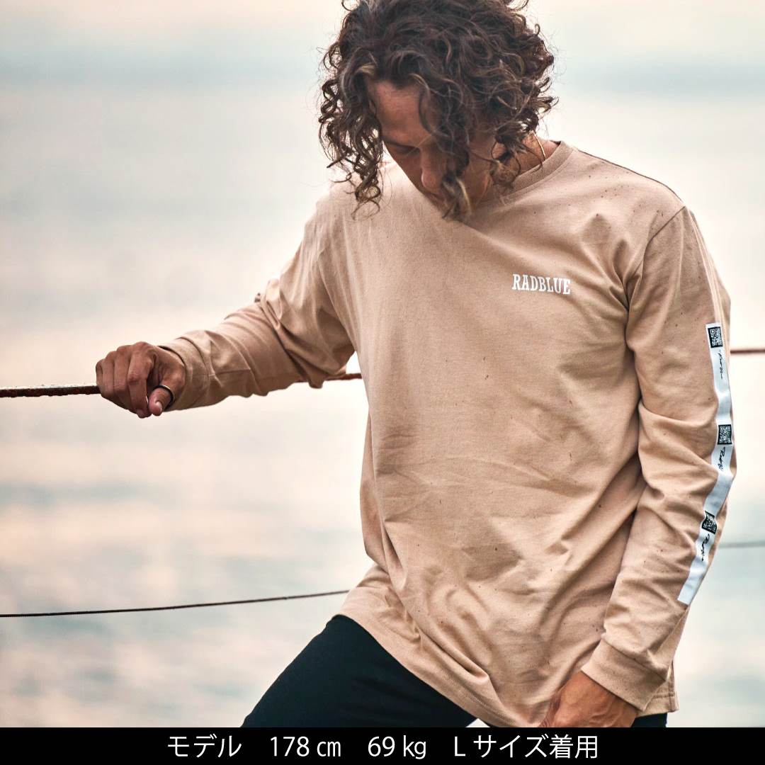 OEコットン ロングスリーブTシャツ【QR】