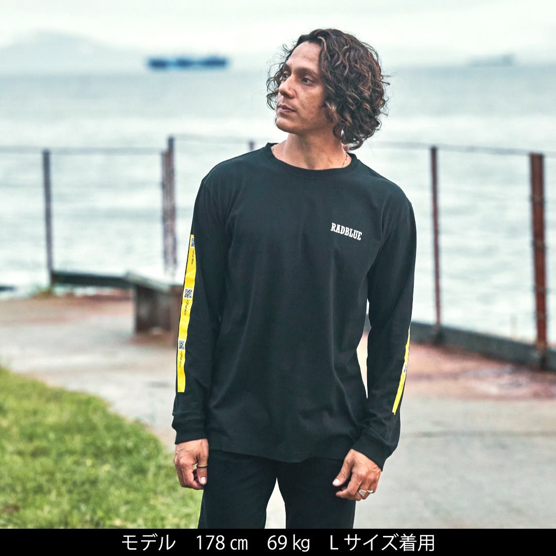 OEコットン ロングスリーブTシャツ【QR】