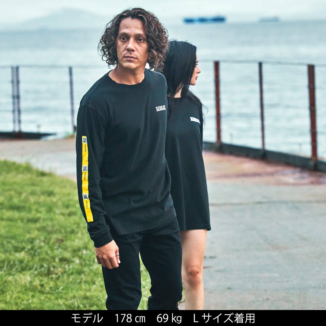 OEコットン ロングスリーブTシャツ【QR】