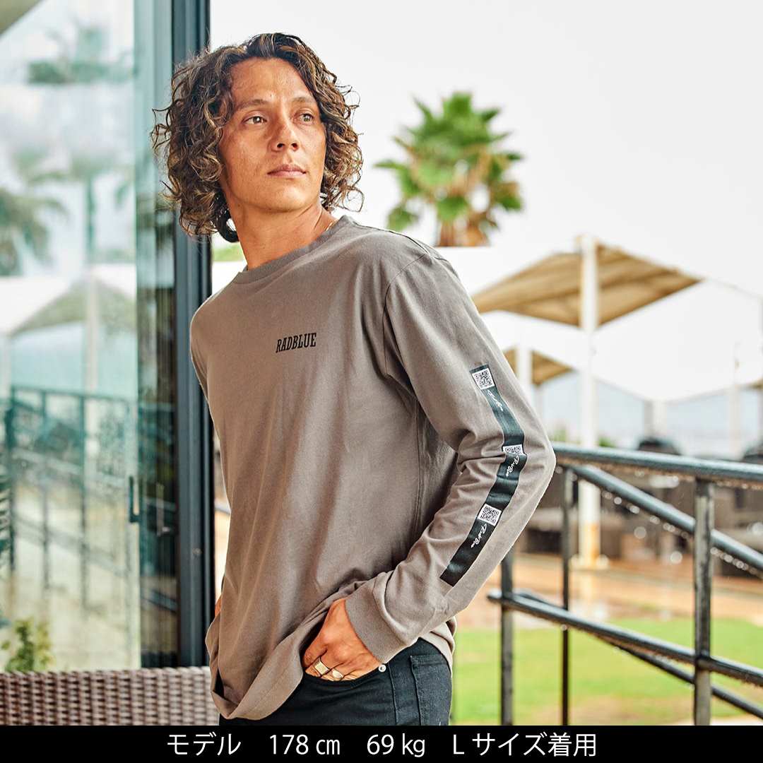 OEコットン ロングスリーブTシャツ【QR】