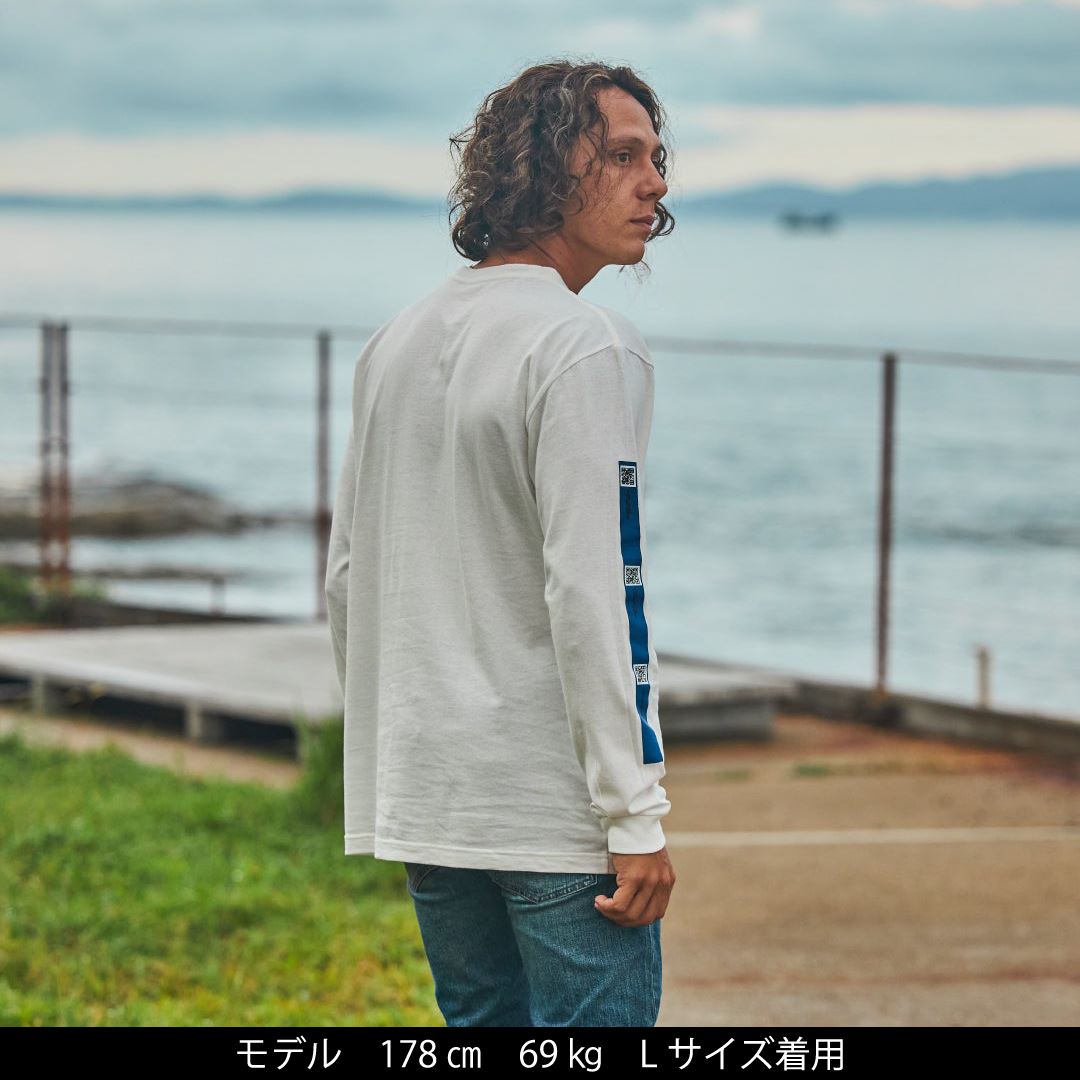OEコットン ロングスリーブTシャツ【QR】