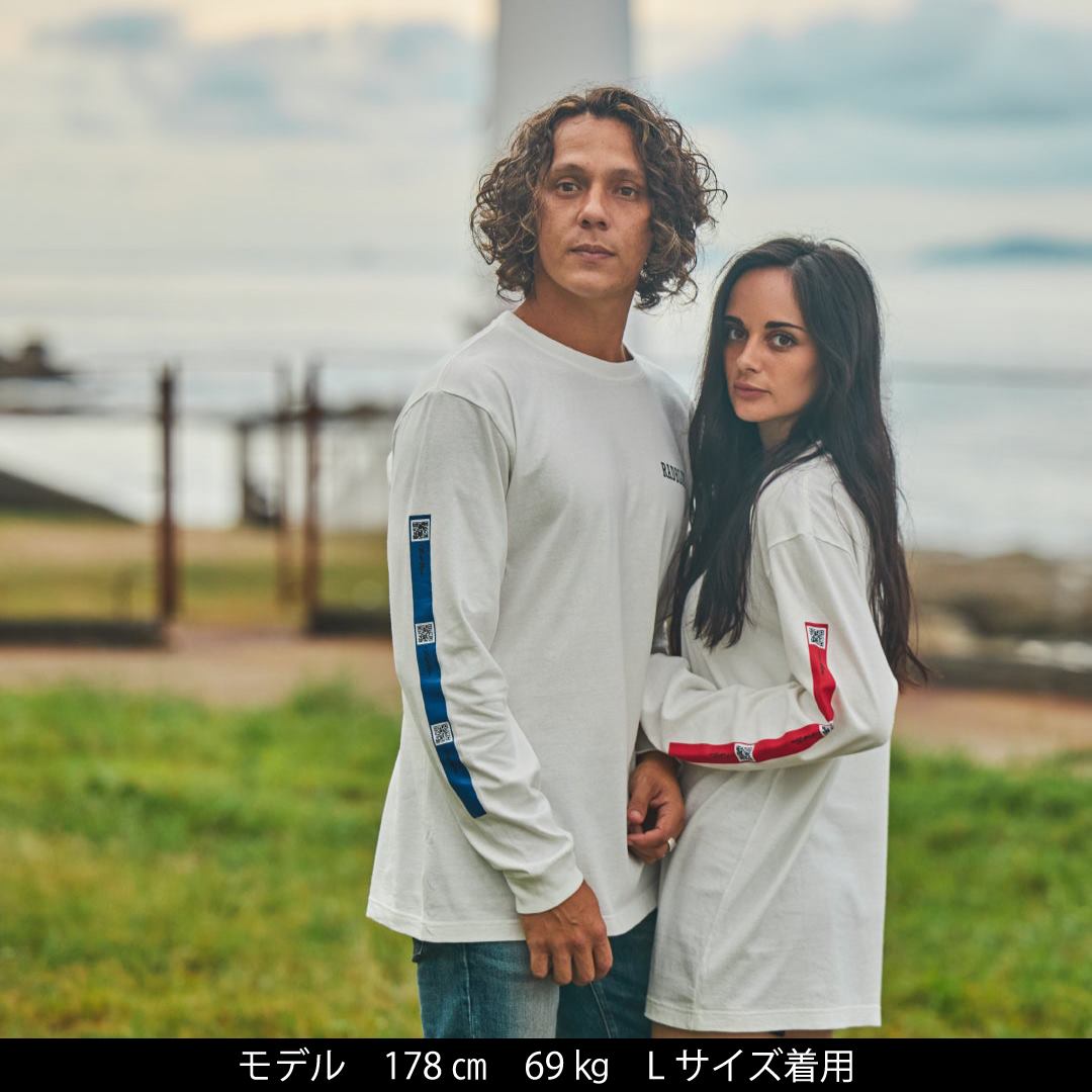 OEコットン ロングスリーブTシャツ【QR】
