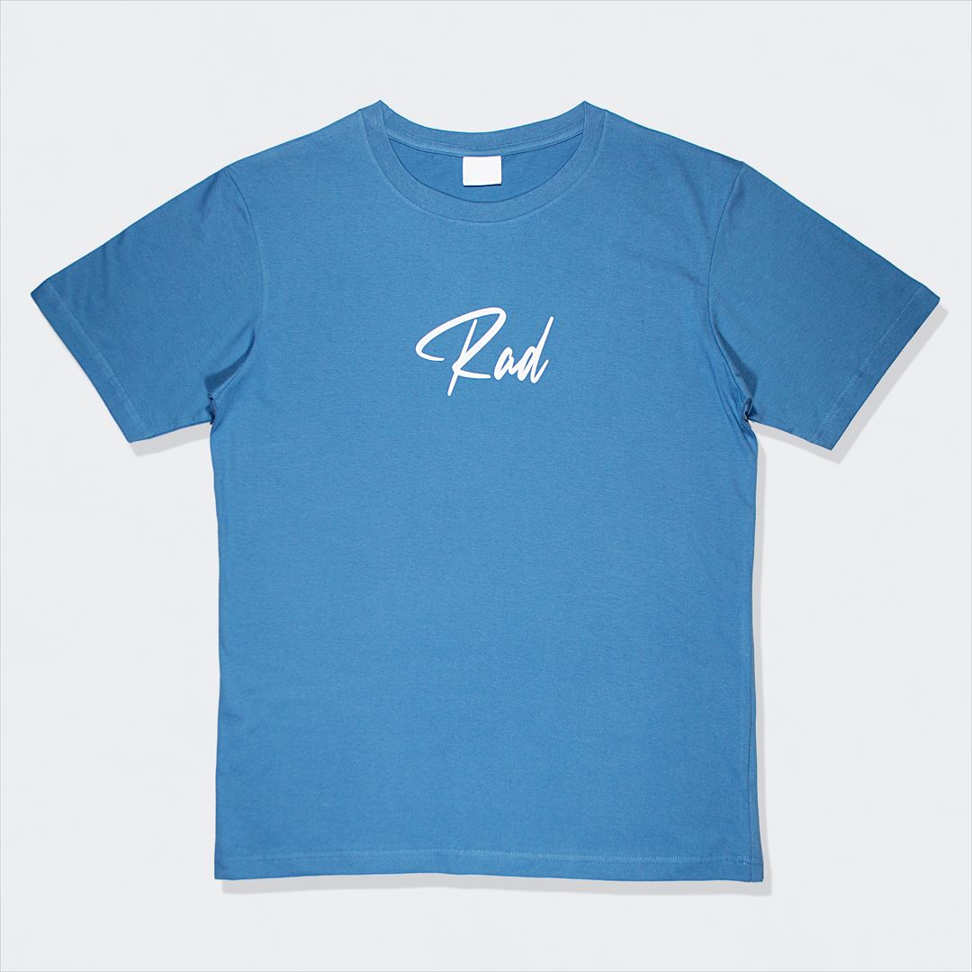 セミコーマコットン半袖メンズTシャツ【Rad】
