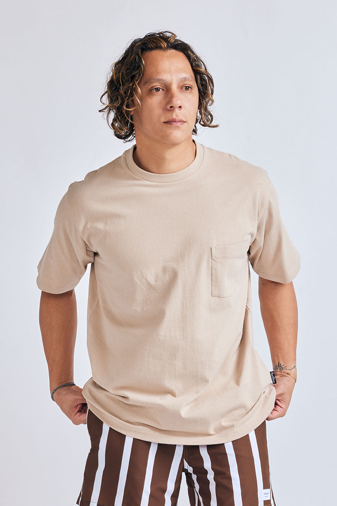 OEコットン 半袖メンズTシャツ【POCKET】