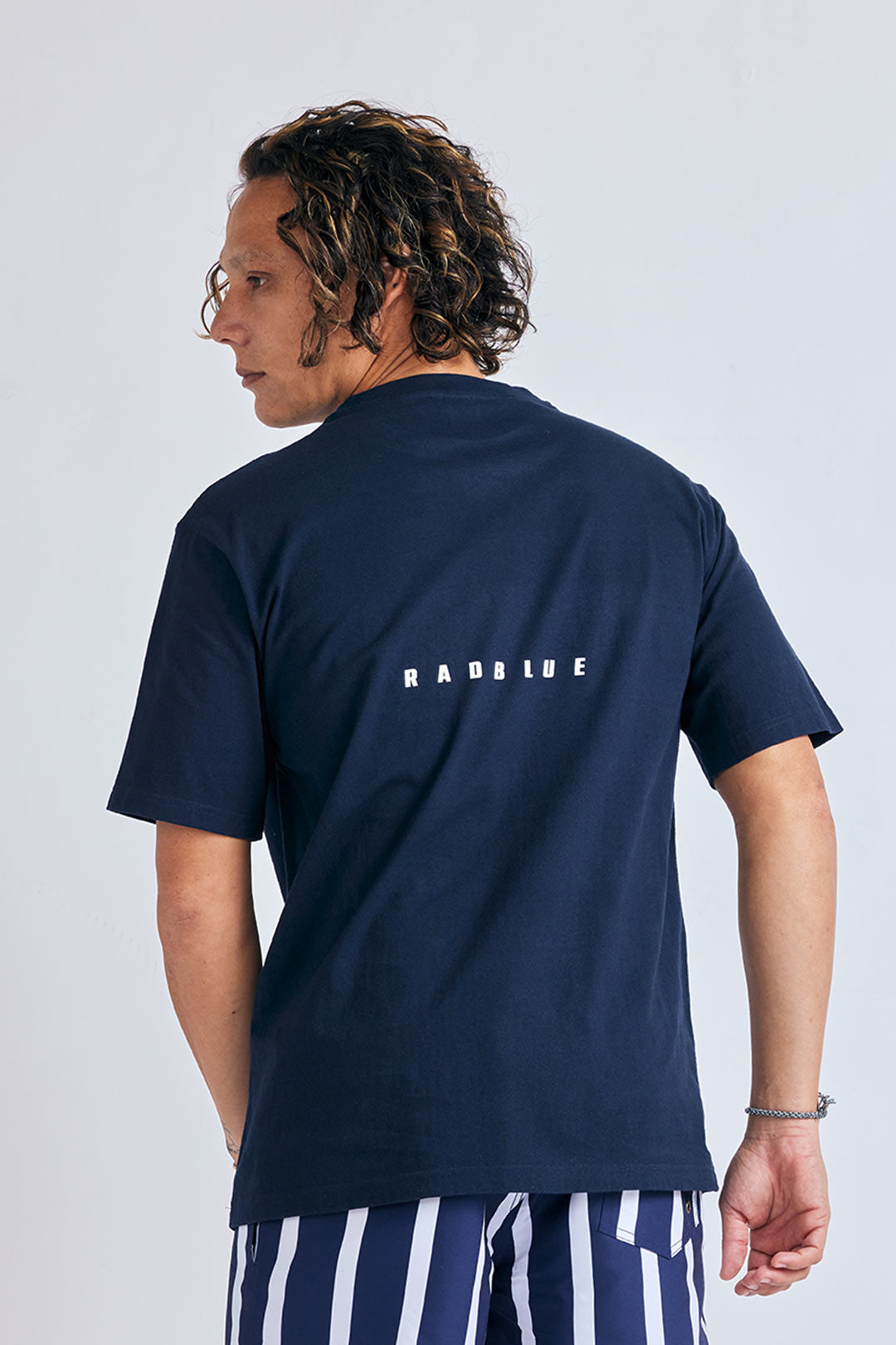 OEコットン 半袖メンズTシャツ【WAVES】