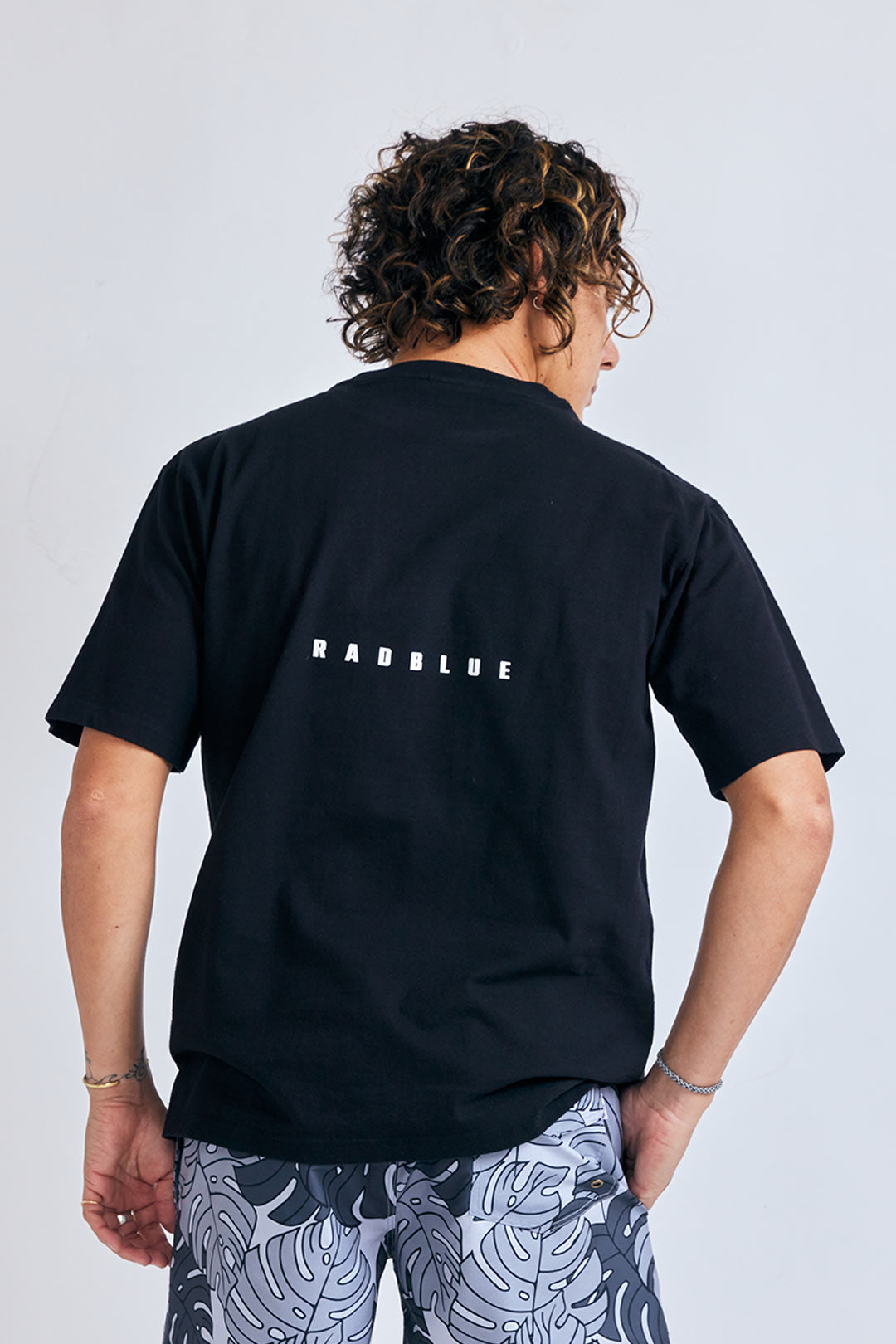 OEコットン 半袖メンズTシャツ【WAVES】