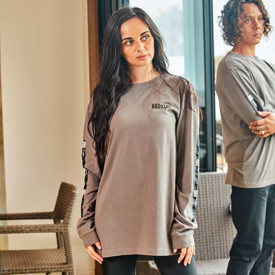 OEコットン ロングスリーブTシャツ【QR】