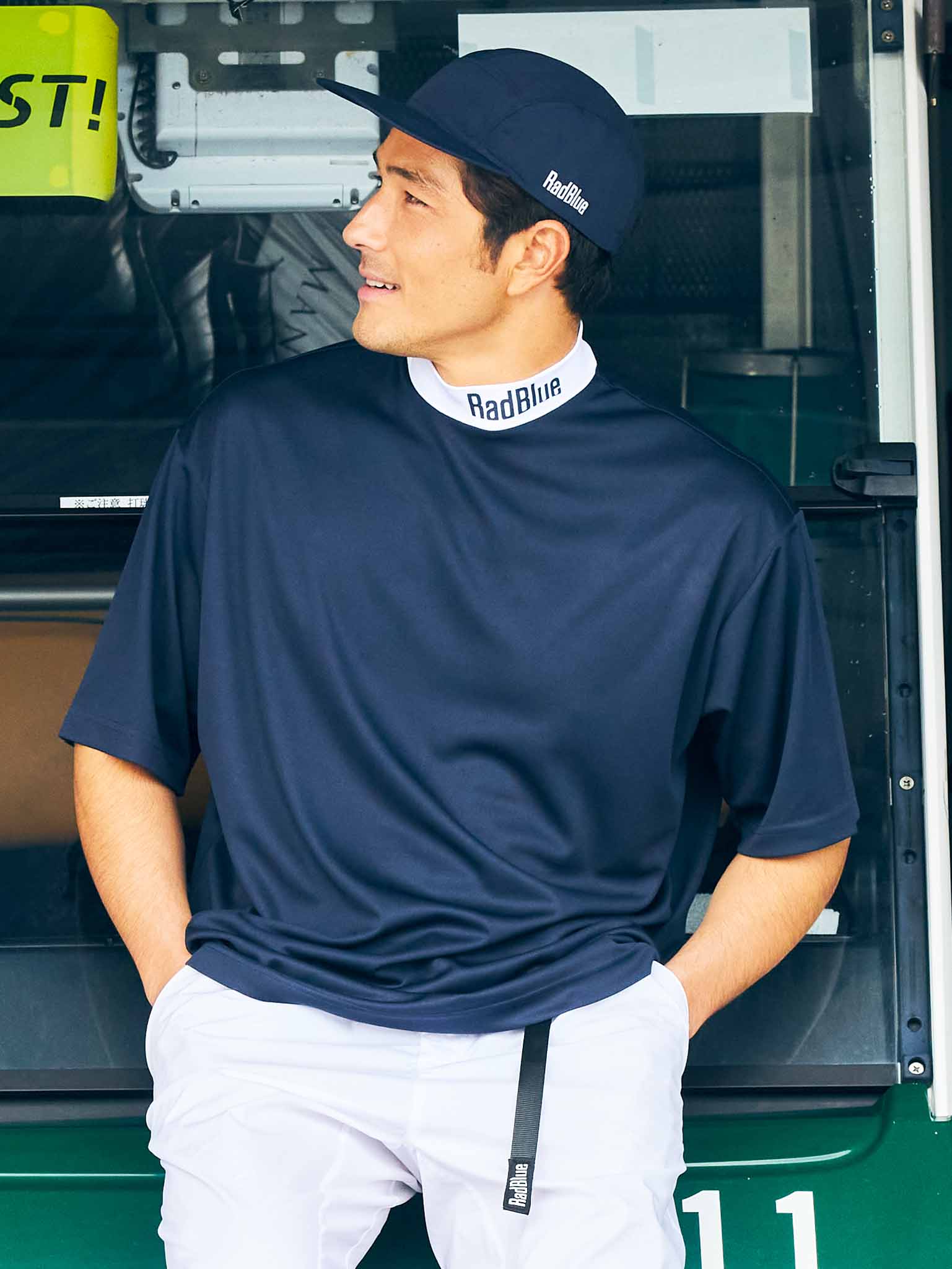 Kanoko Relaxed Mock Neck Short Sleeve [Logo]