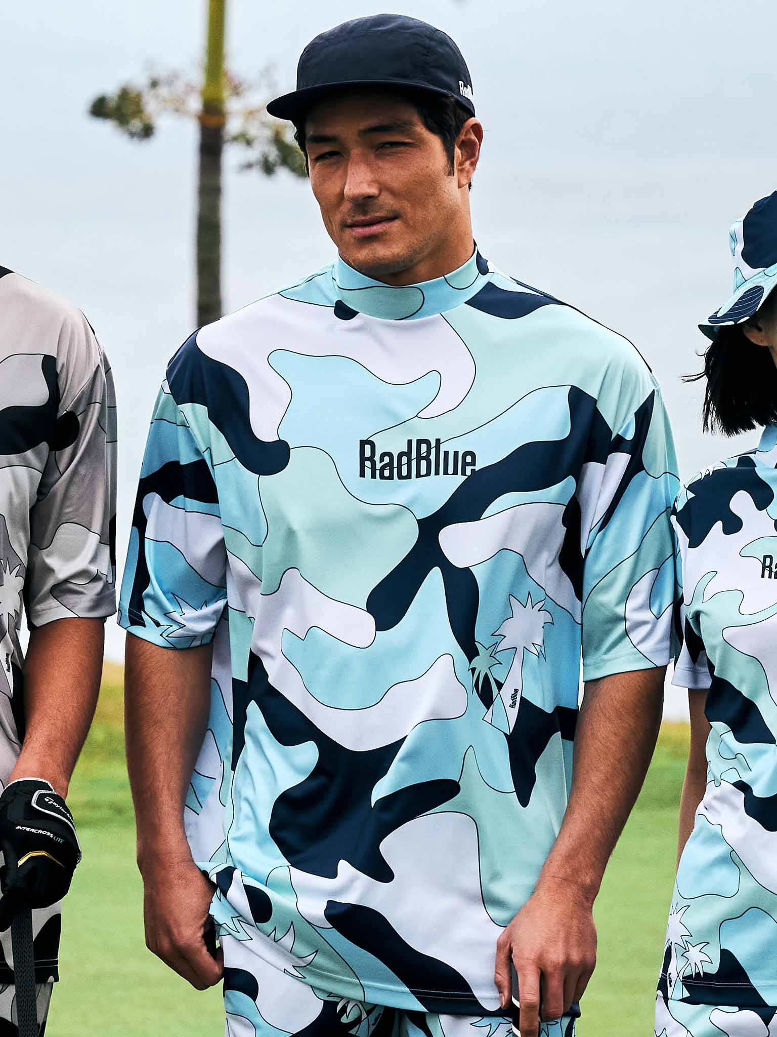 リラックスMock Neck ショートスリーブ [Palm camo]