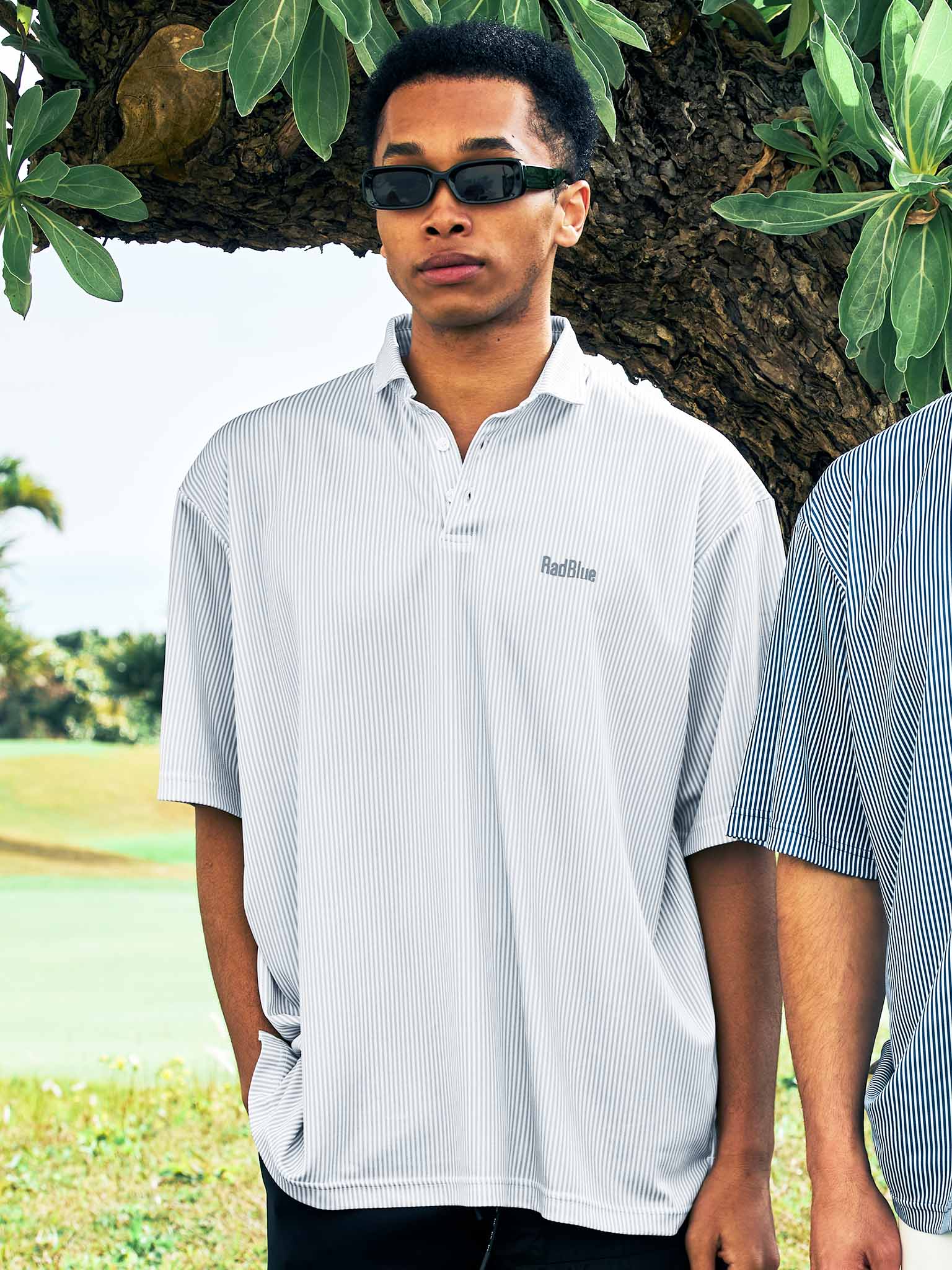 Kanoko Relax Polo Shirt [stripe]