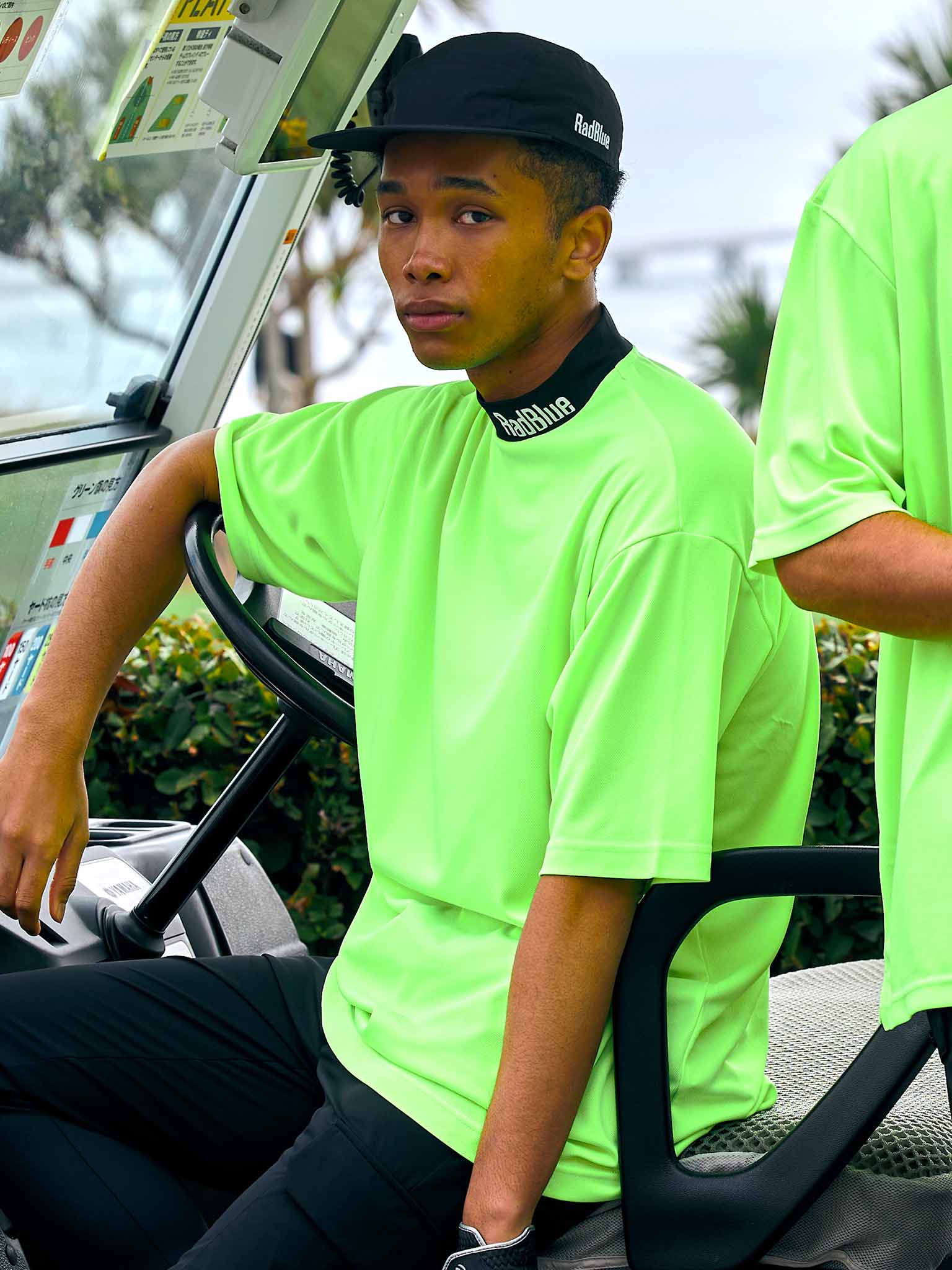 Kanoko Relaxed Mock Neck Short Sleeve [Logo]