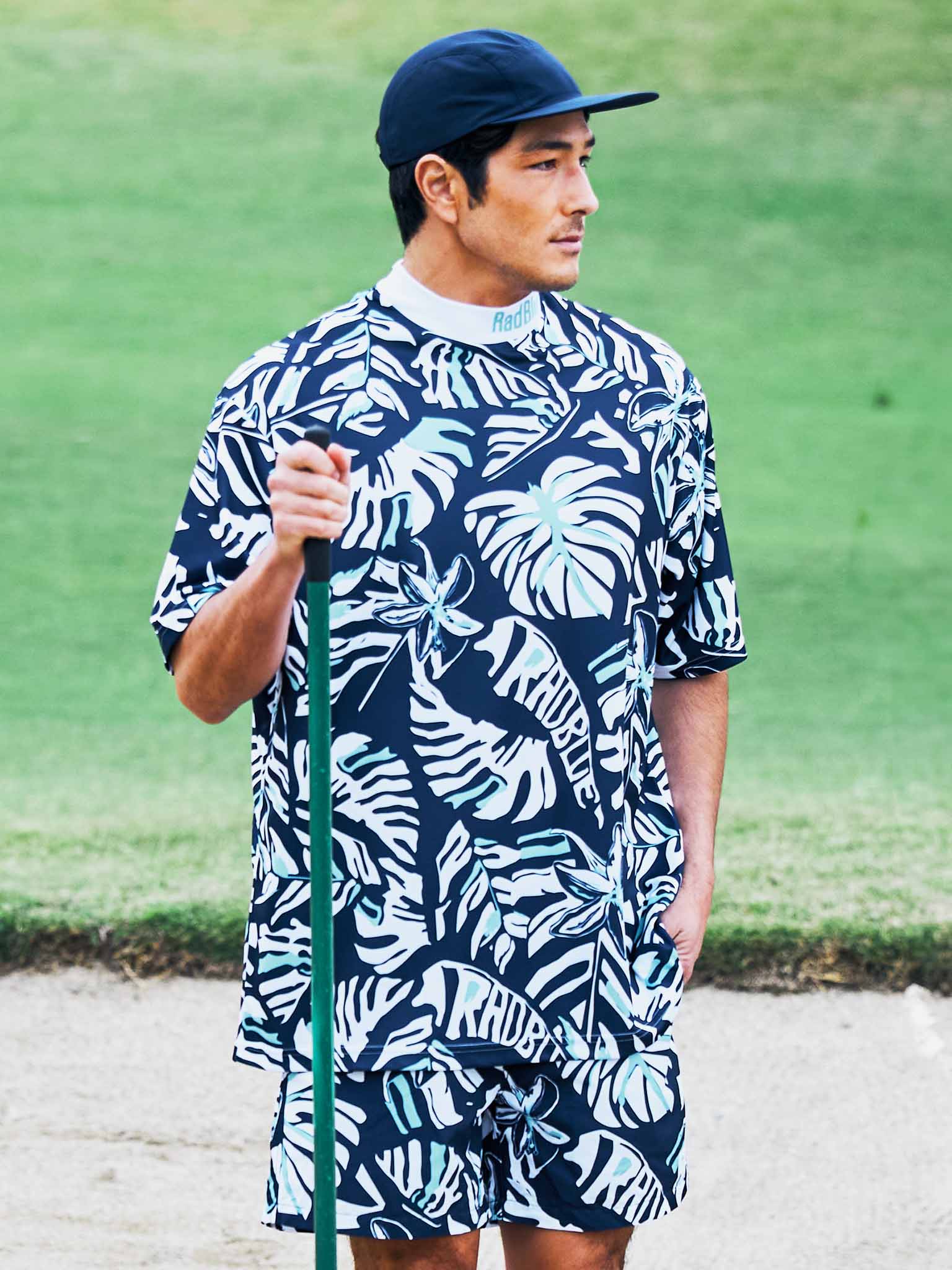 カノコ リラックスMock Neck ショートスリーブ [Rad leaf]