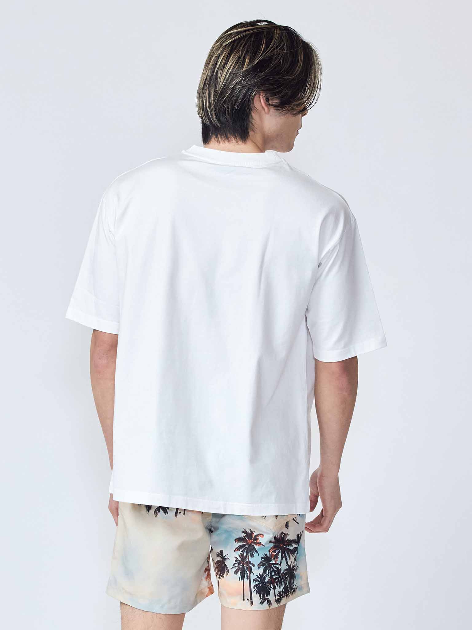 DrySilkyCotton® Tシャツ  【Sunset palm】
