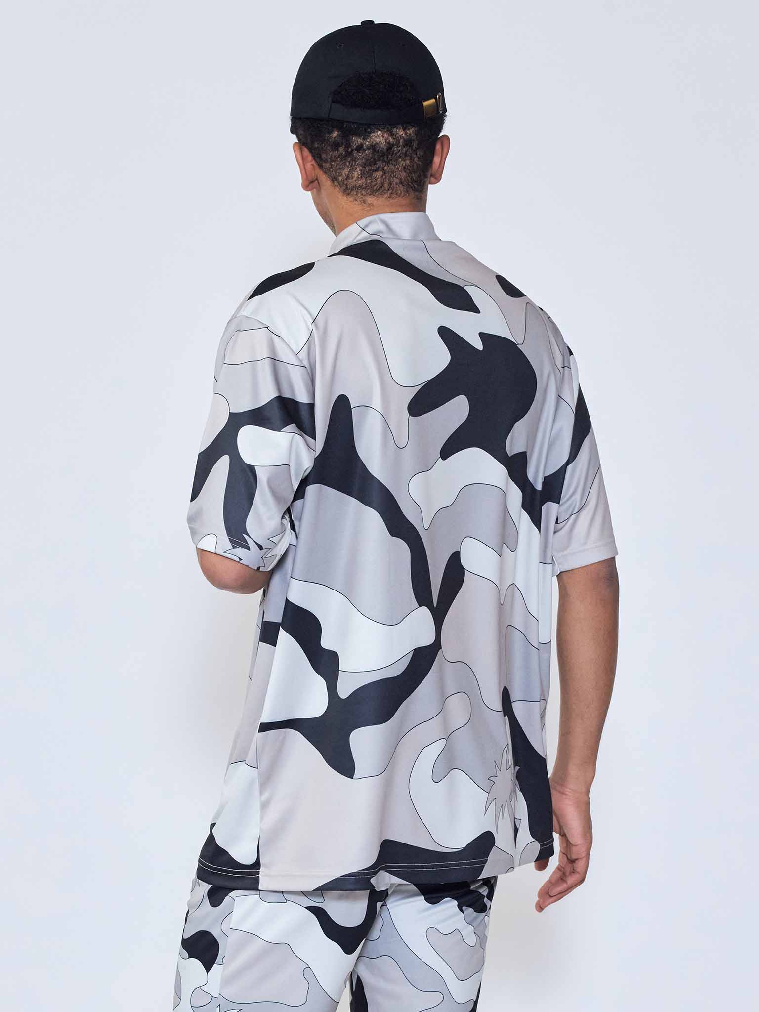 リラックスMock Neck ショートスリーブ [Palm camo]