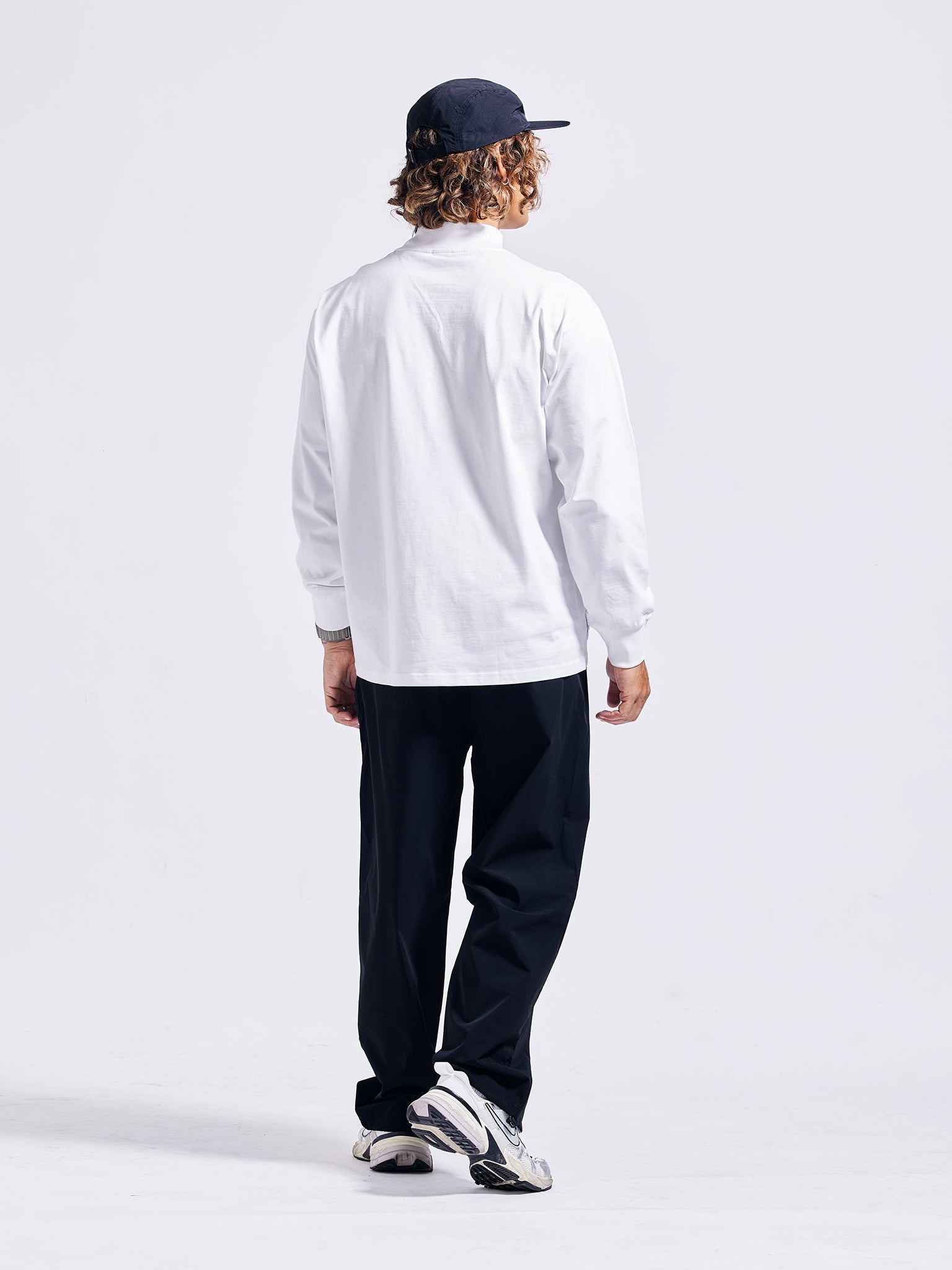 DrySilkyCotton®モックネックロングスリーブ