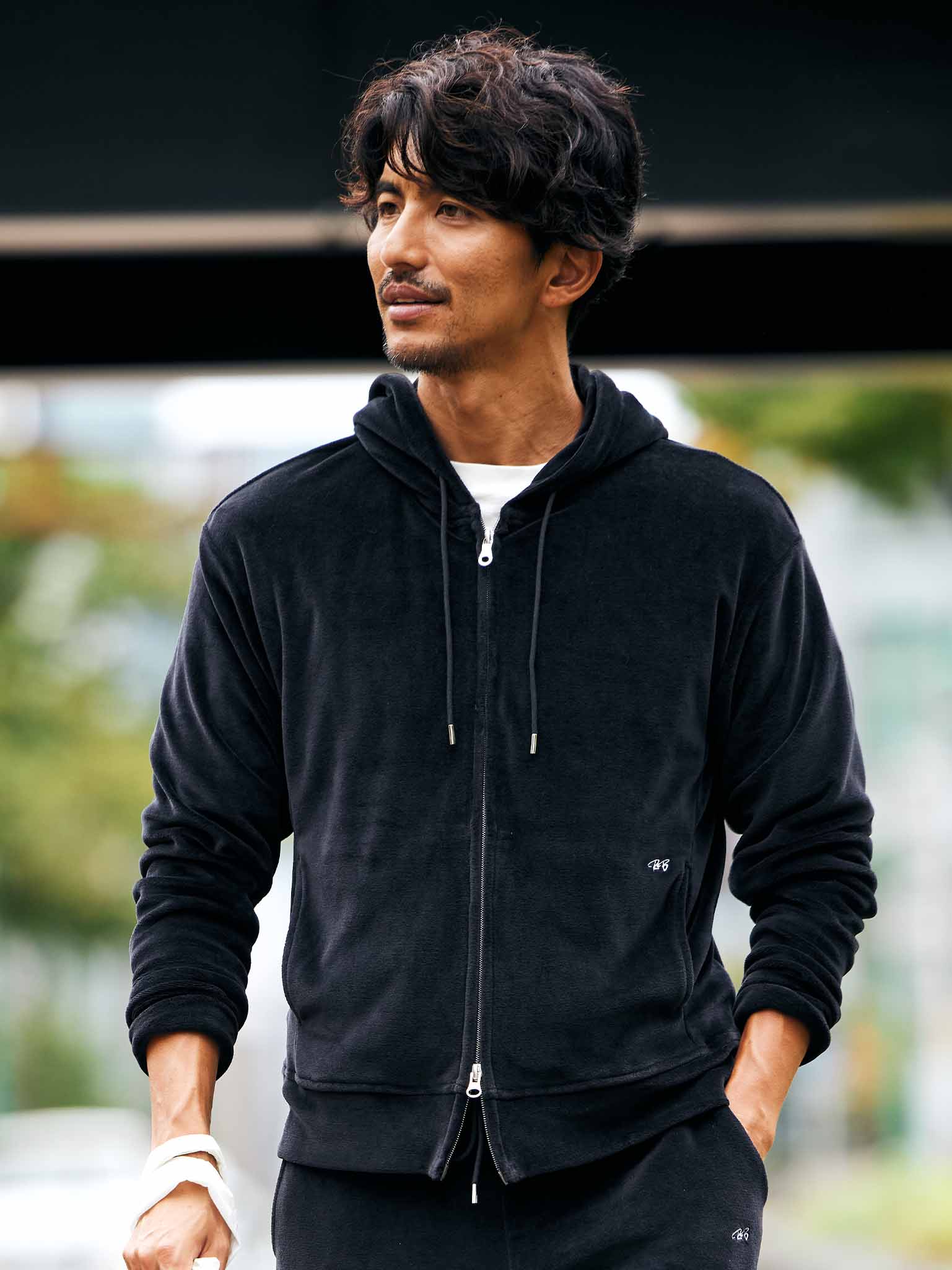 “RB Collection”VELOR W-ZIP HOODIE