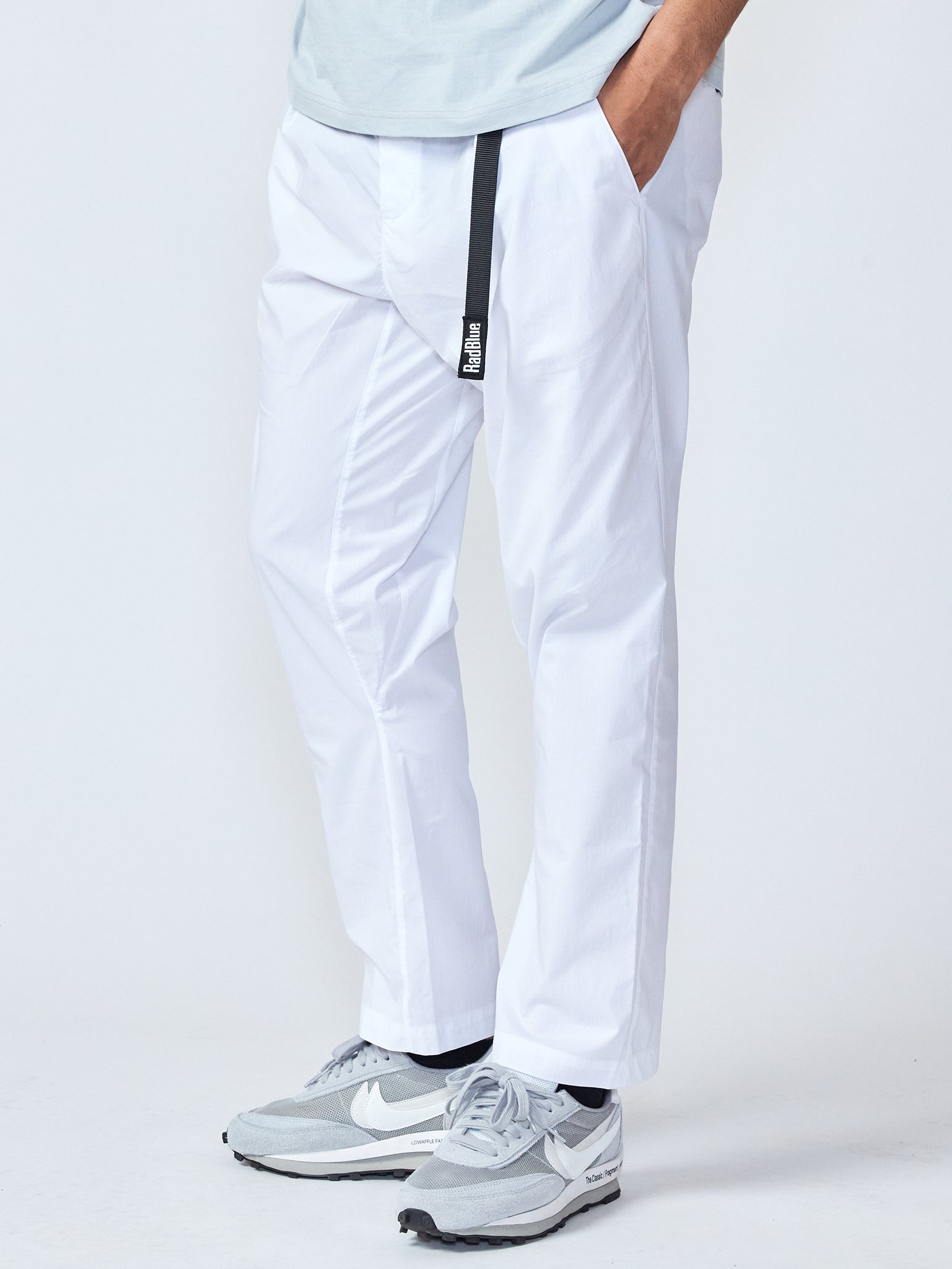 Tech Cotton Nylon Pants /FLOW
