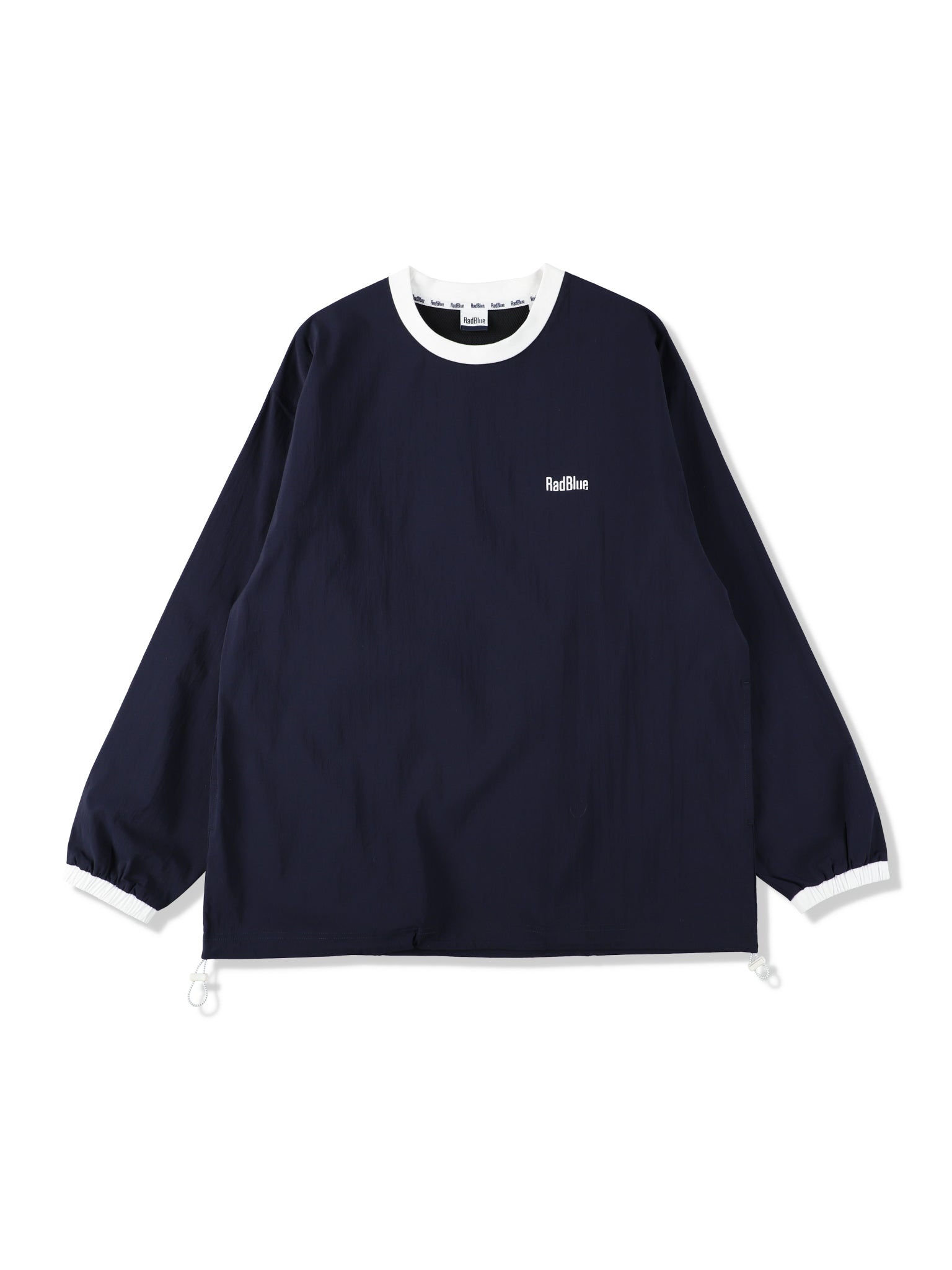 Tech cotton nylon pullover [logo]