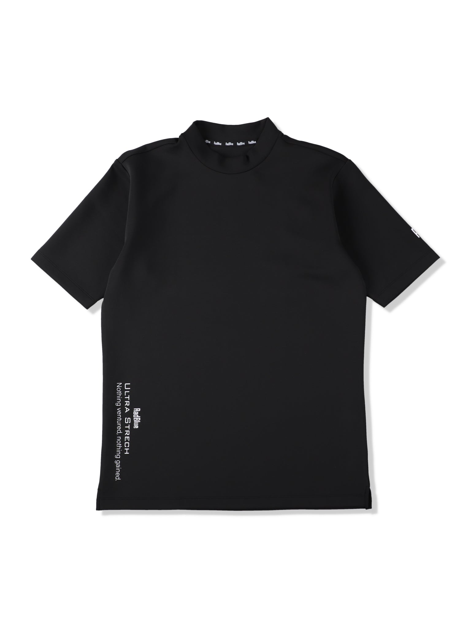 Ultra stretch mock neck short sleeves