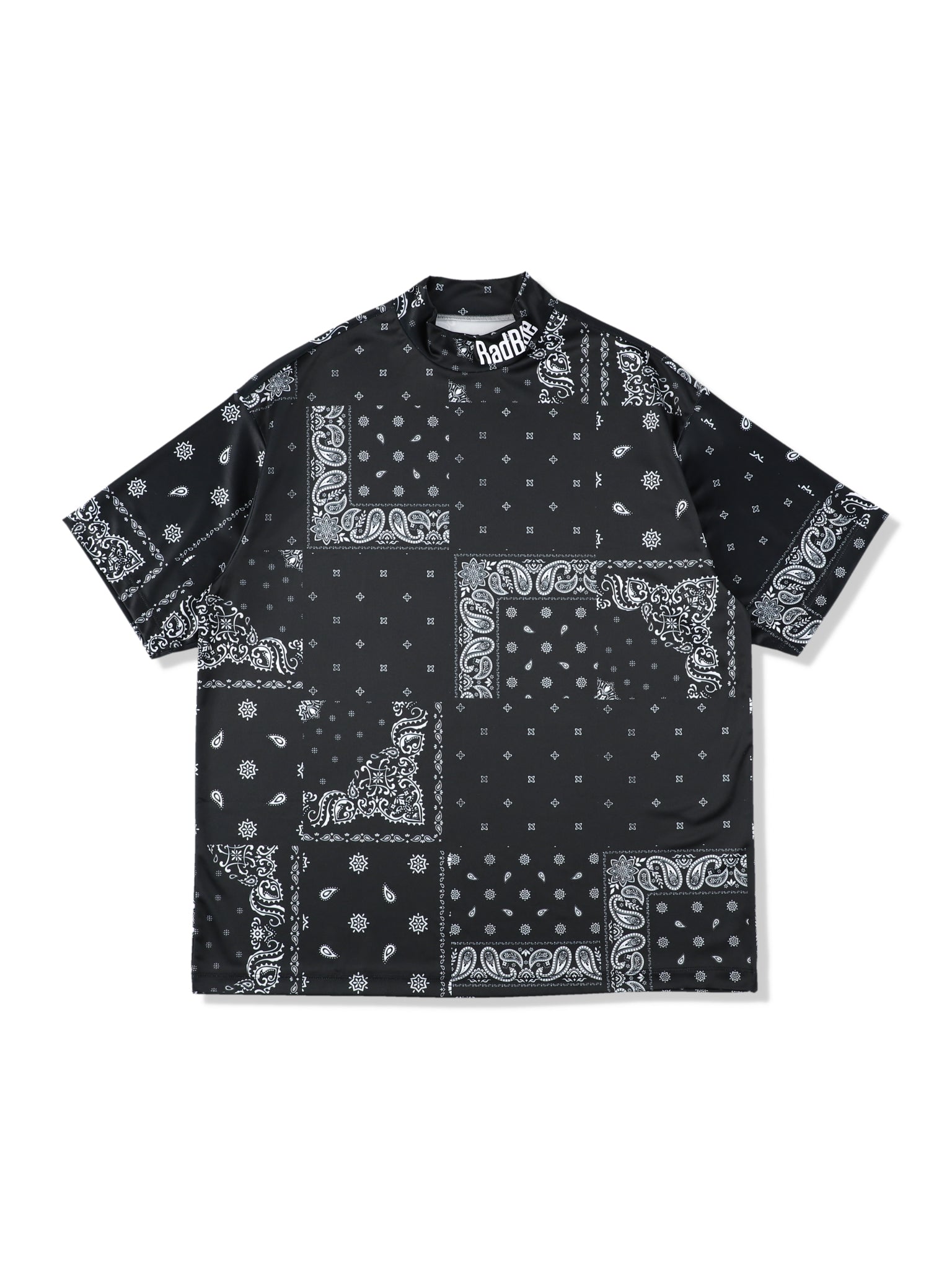 Relaxed mock neck short sleeves [bandana]