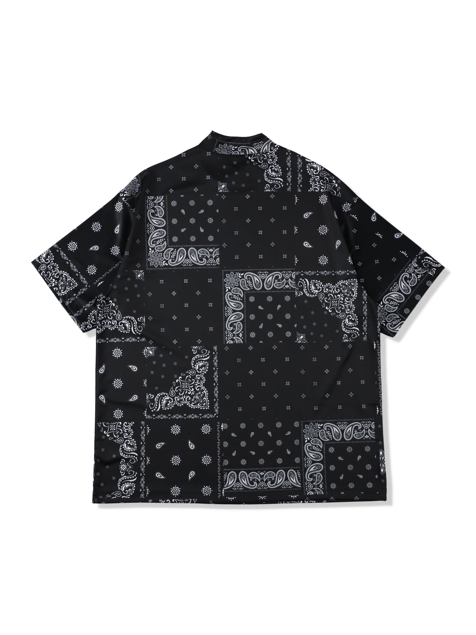 Relaxed mock neck short sleeves [bandana]