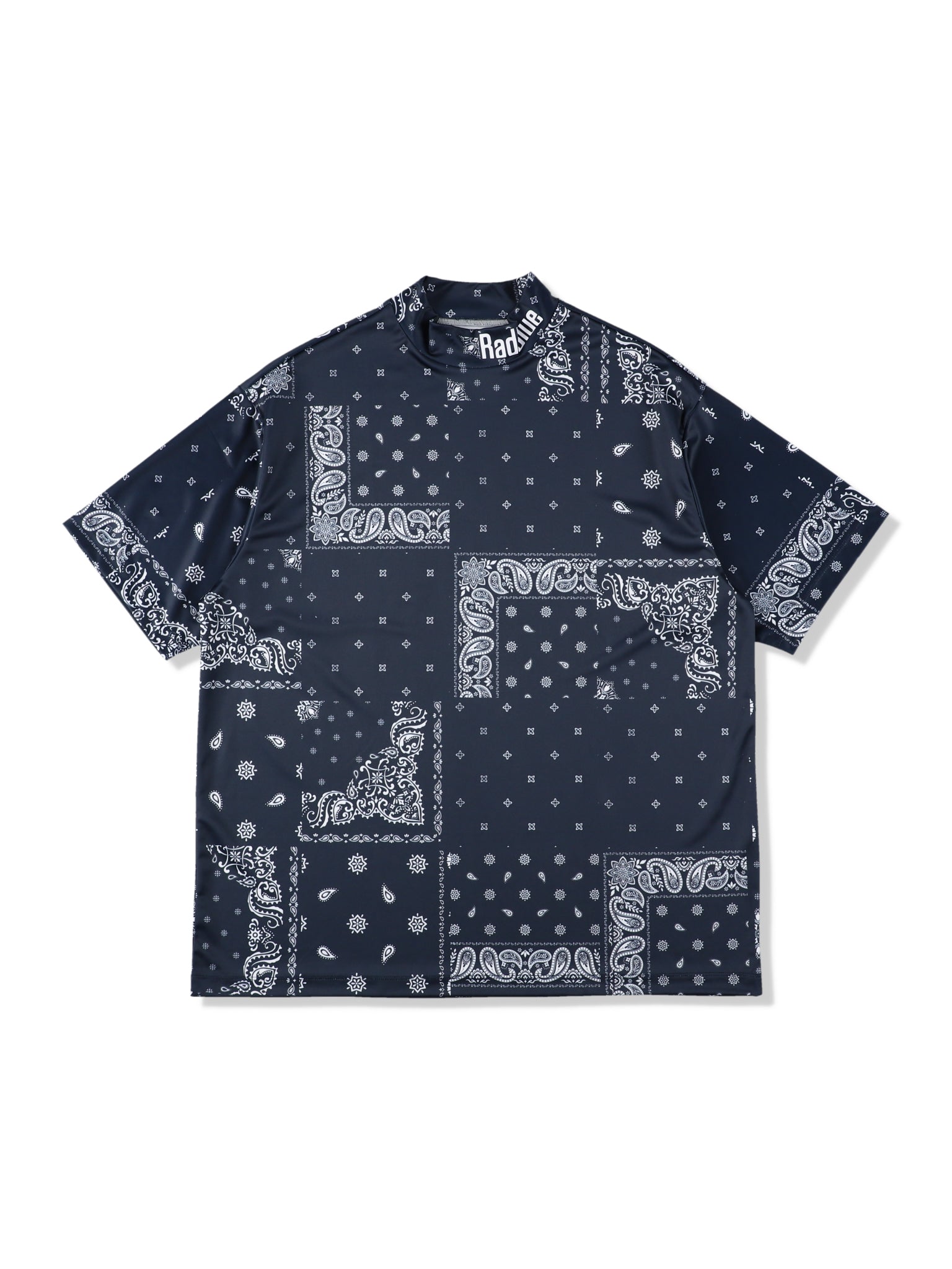 Relaxed mock neck short sleeves [bandana]