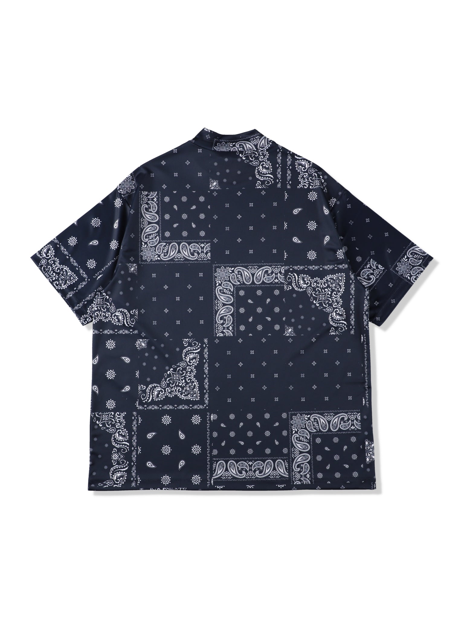 Relaxed mock neck short sleeves [bandana]