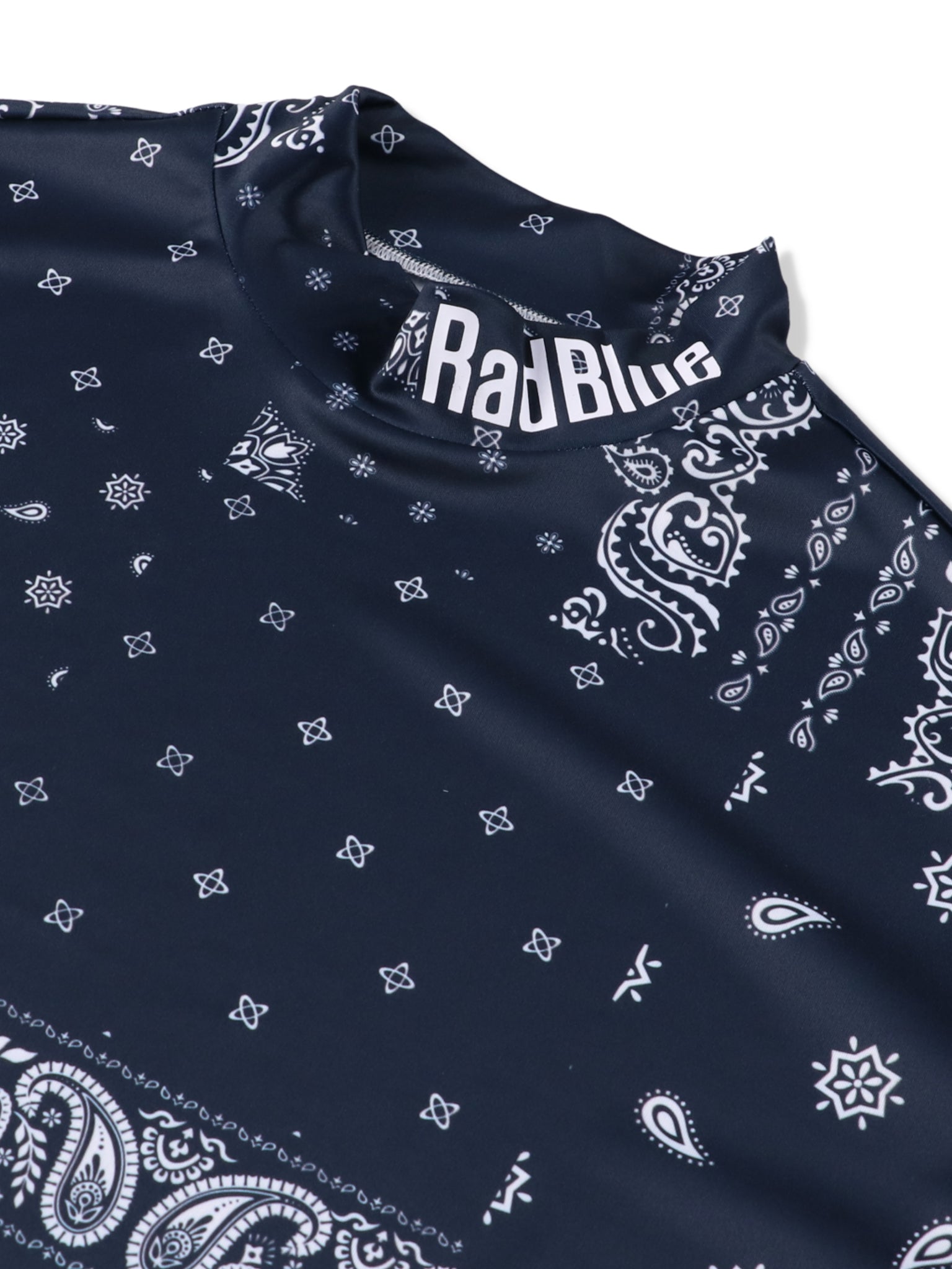 Relaxed mock neck short sleeves [bandana]