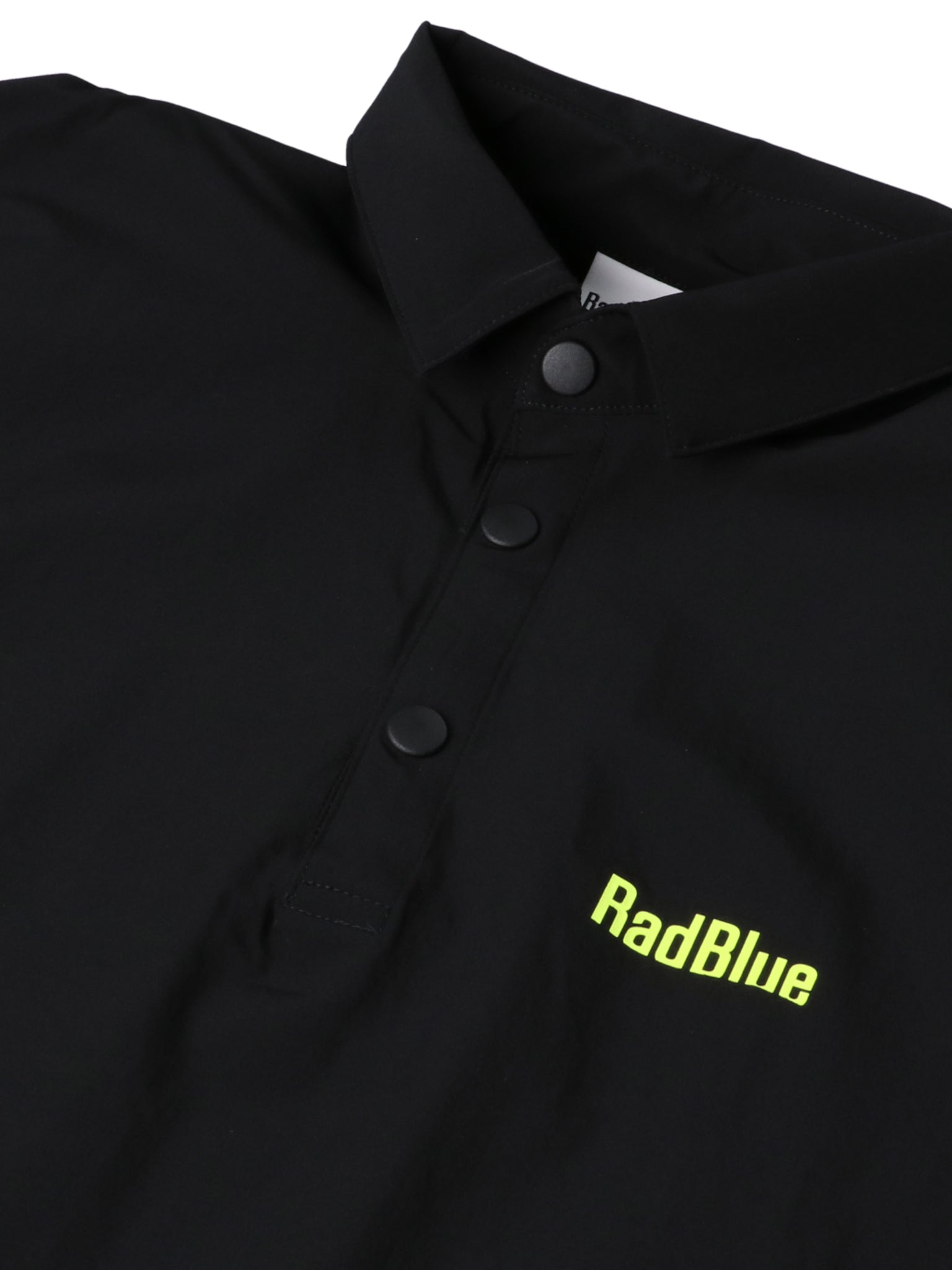 Stretch nylon over polo shirt