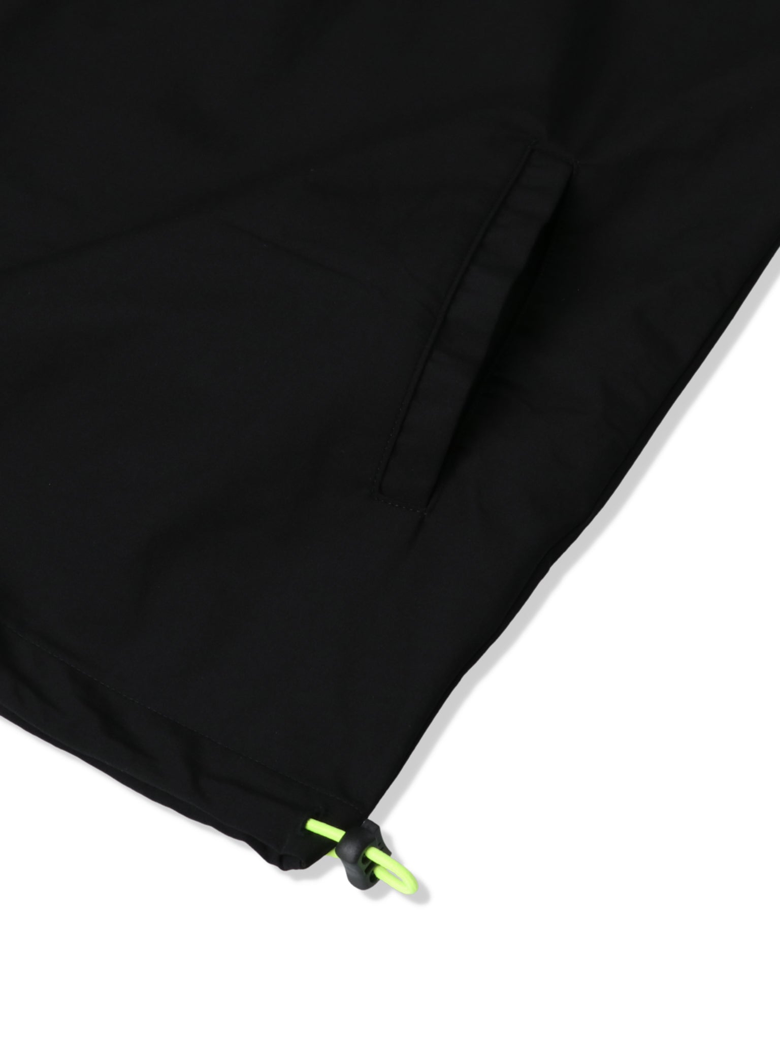Stretch nylon over polo shirt