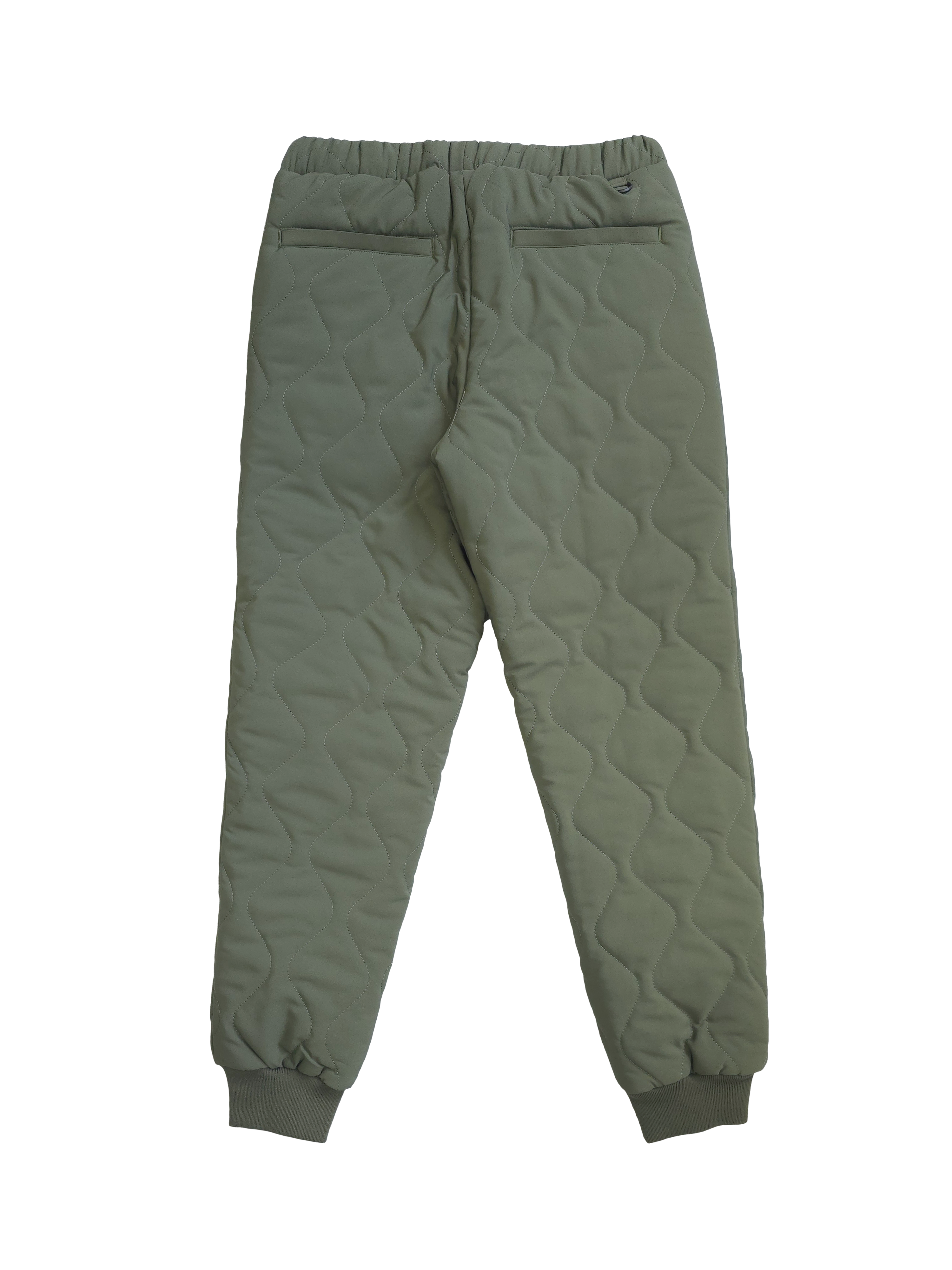 quilted jogger pants
