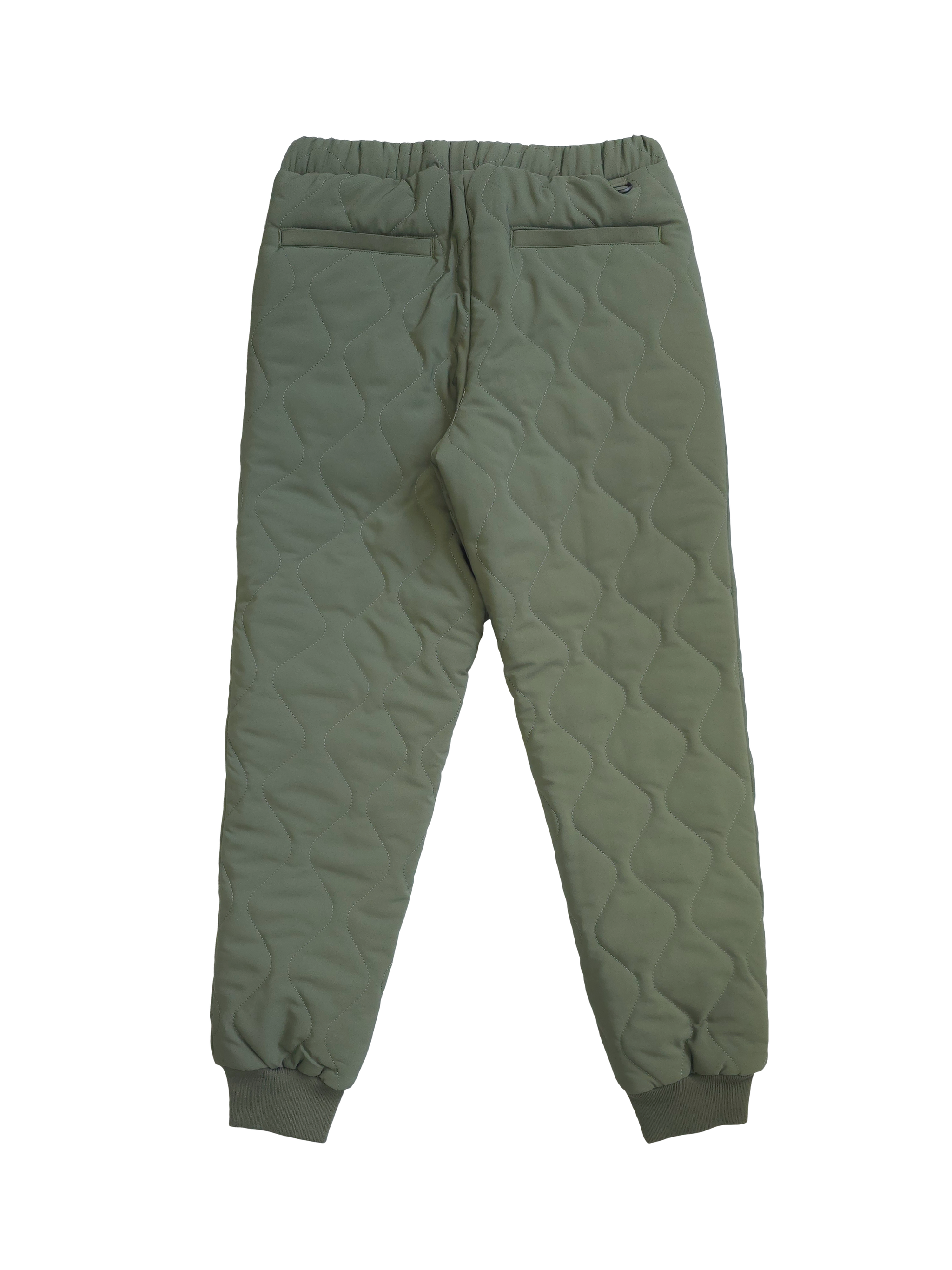 quilted jogger pants