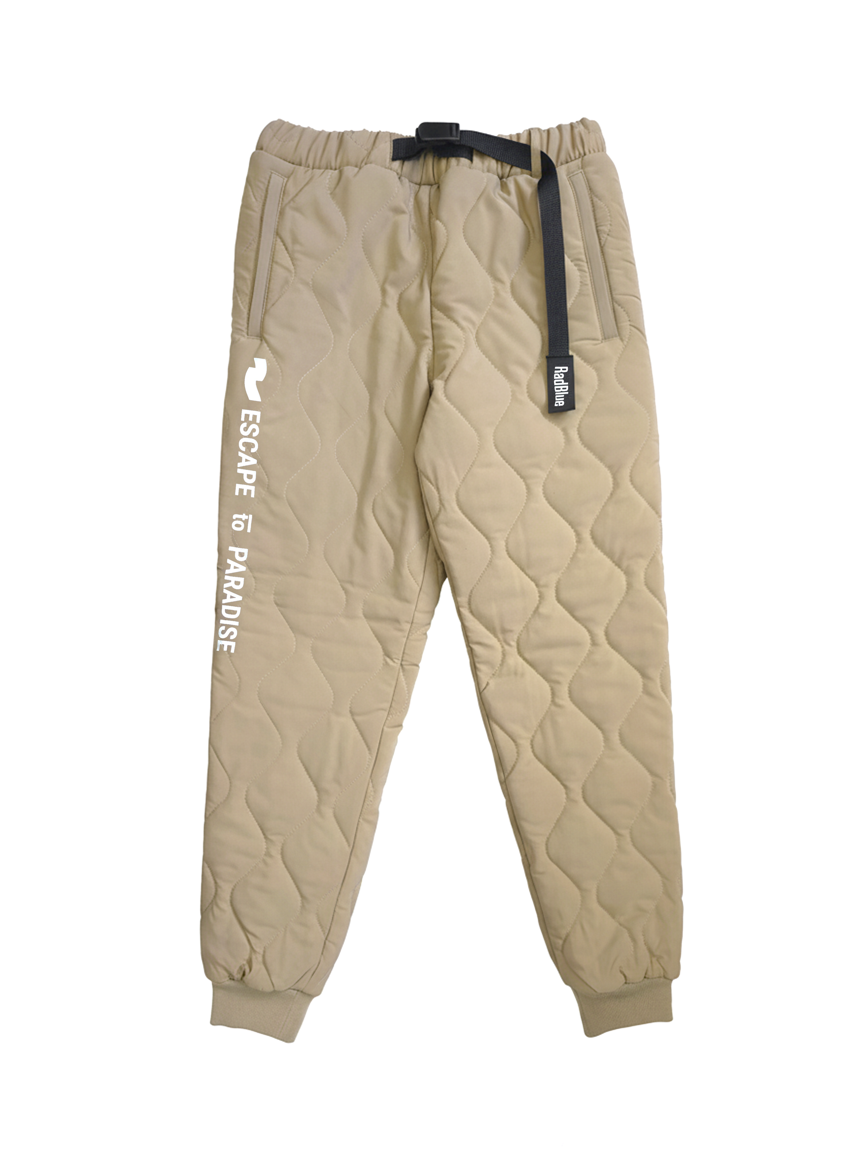 quilted jogger pants
