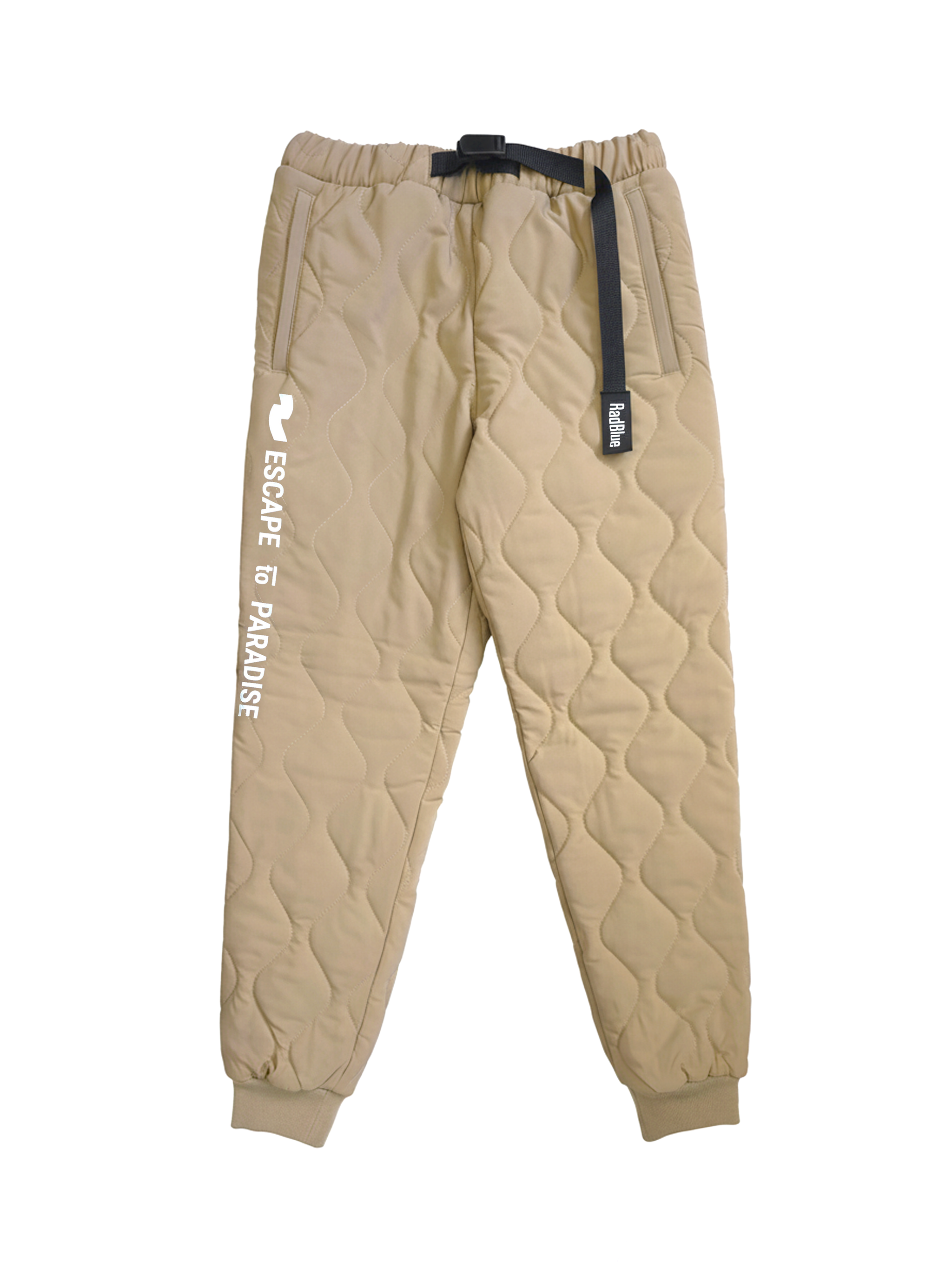 quilted jogger pants