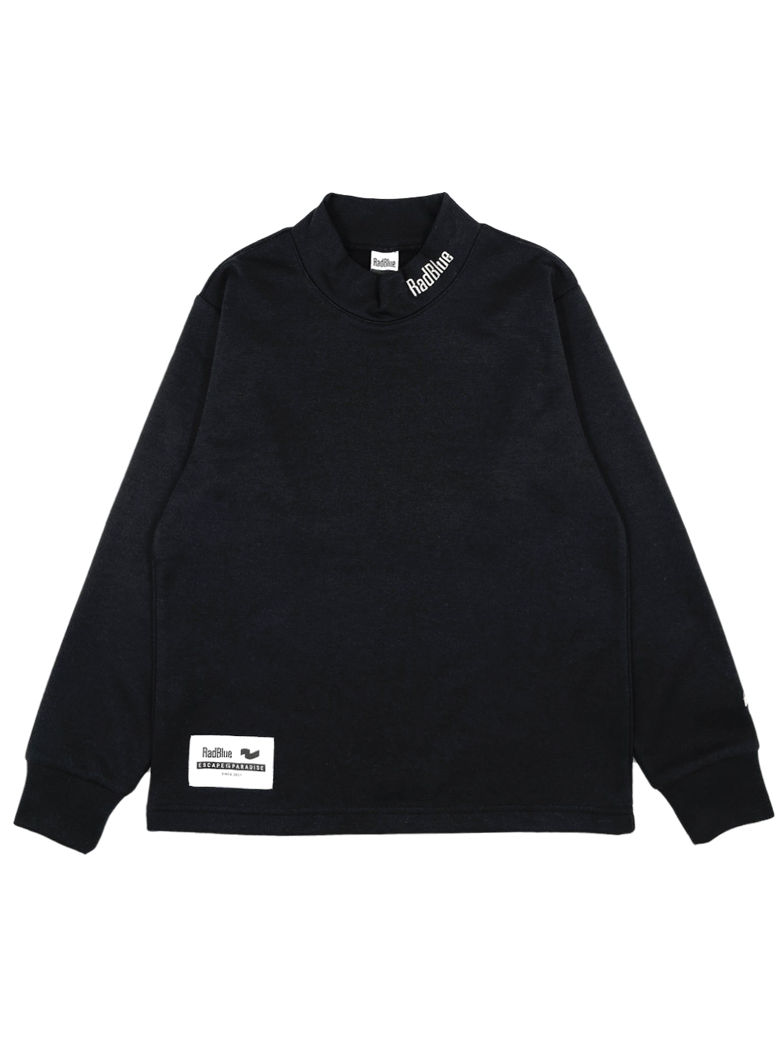 Wool Touch Mock Neck Long Sleeve