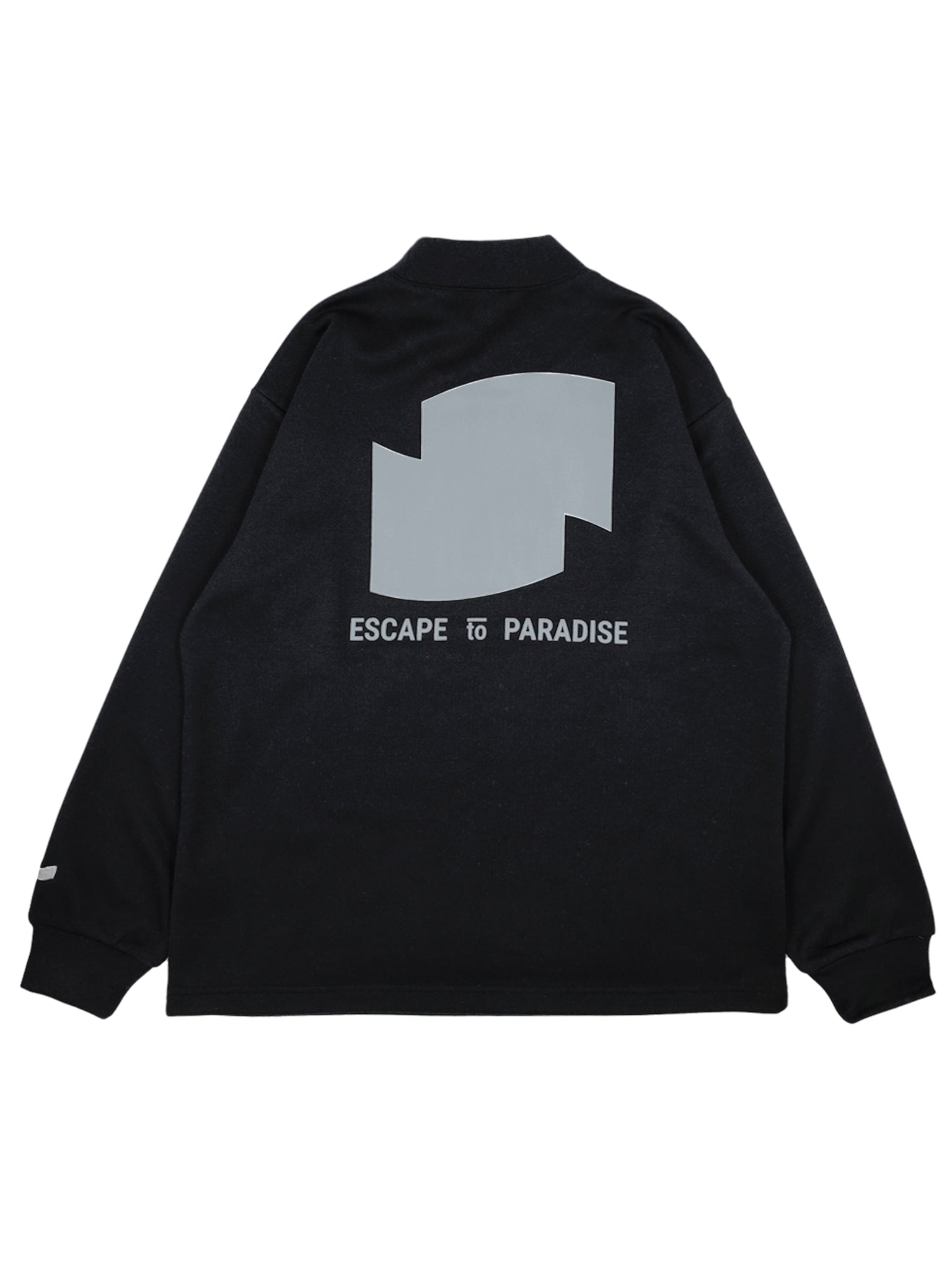 Wool Touch Mock Neck Long Sleeve