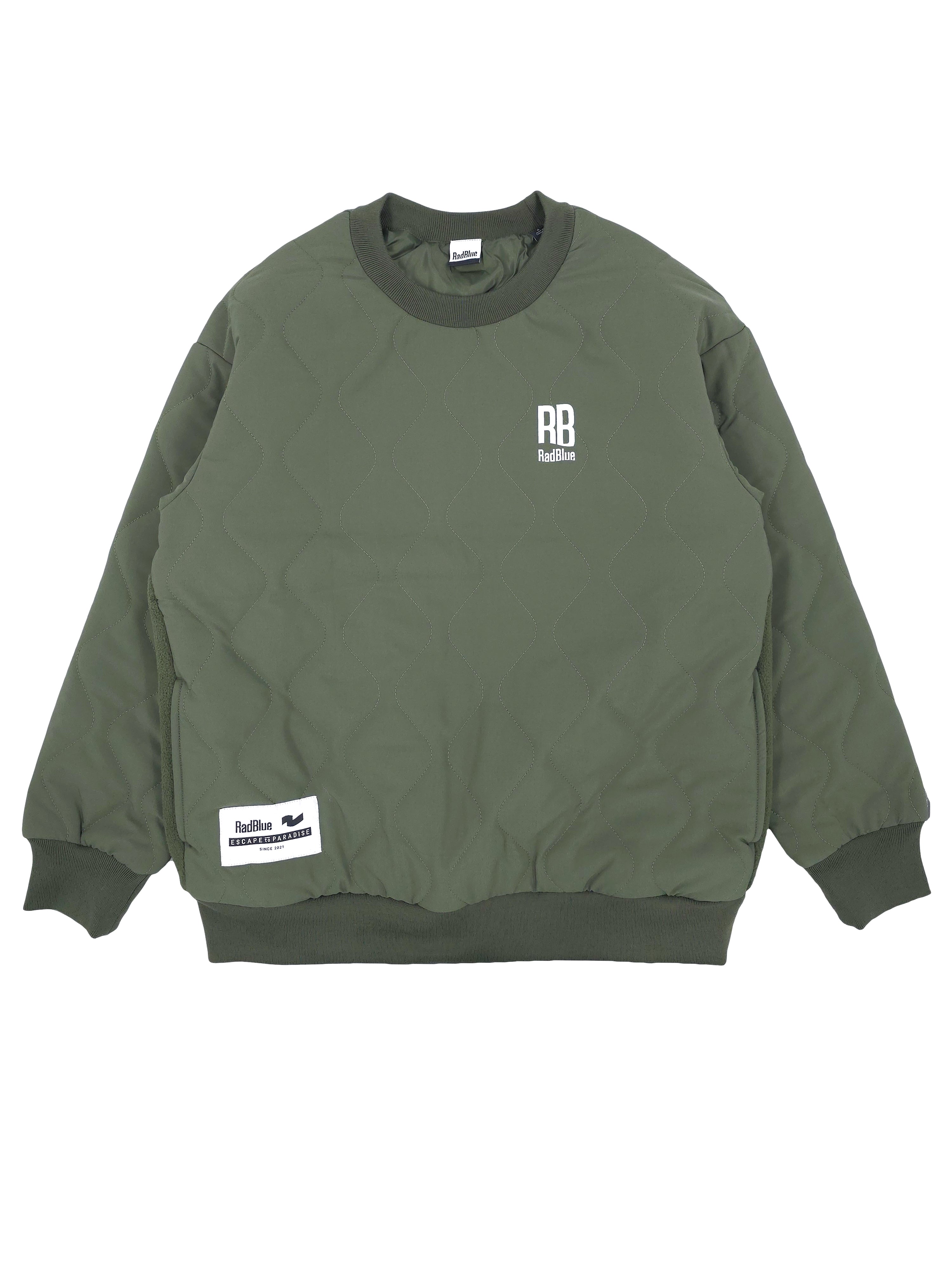 quilted pullover