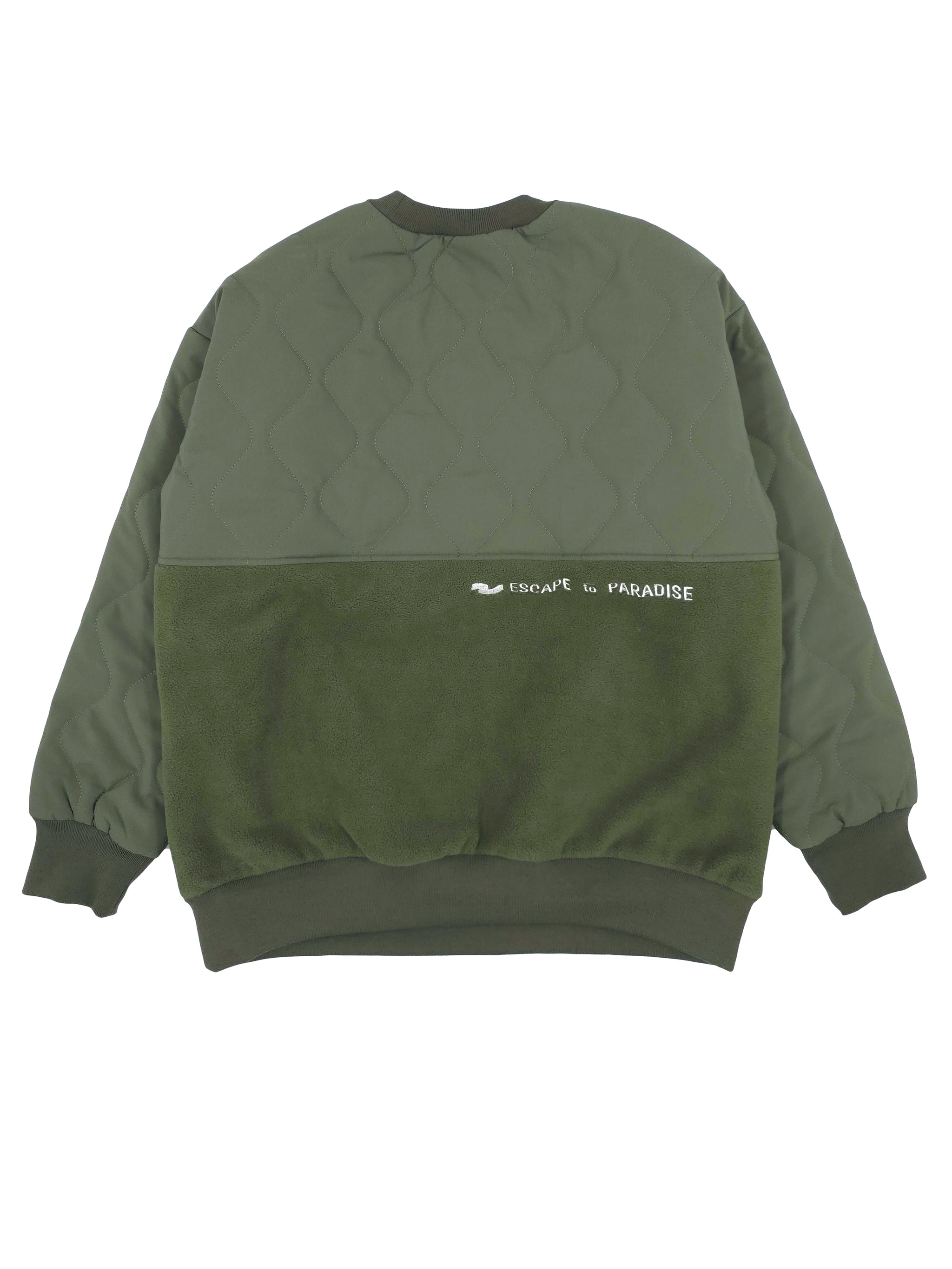 quilted pullover