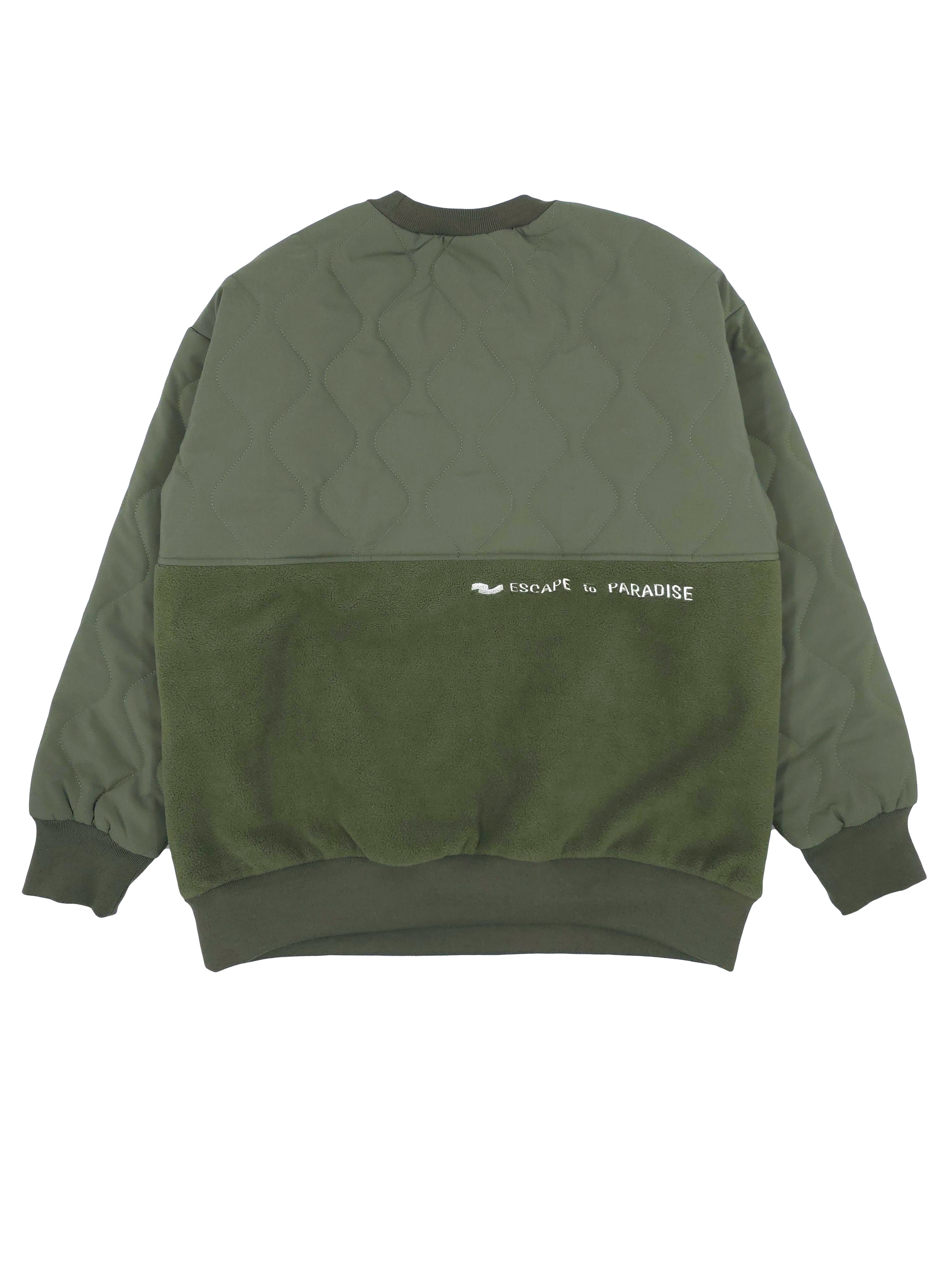 quilted pullover