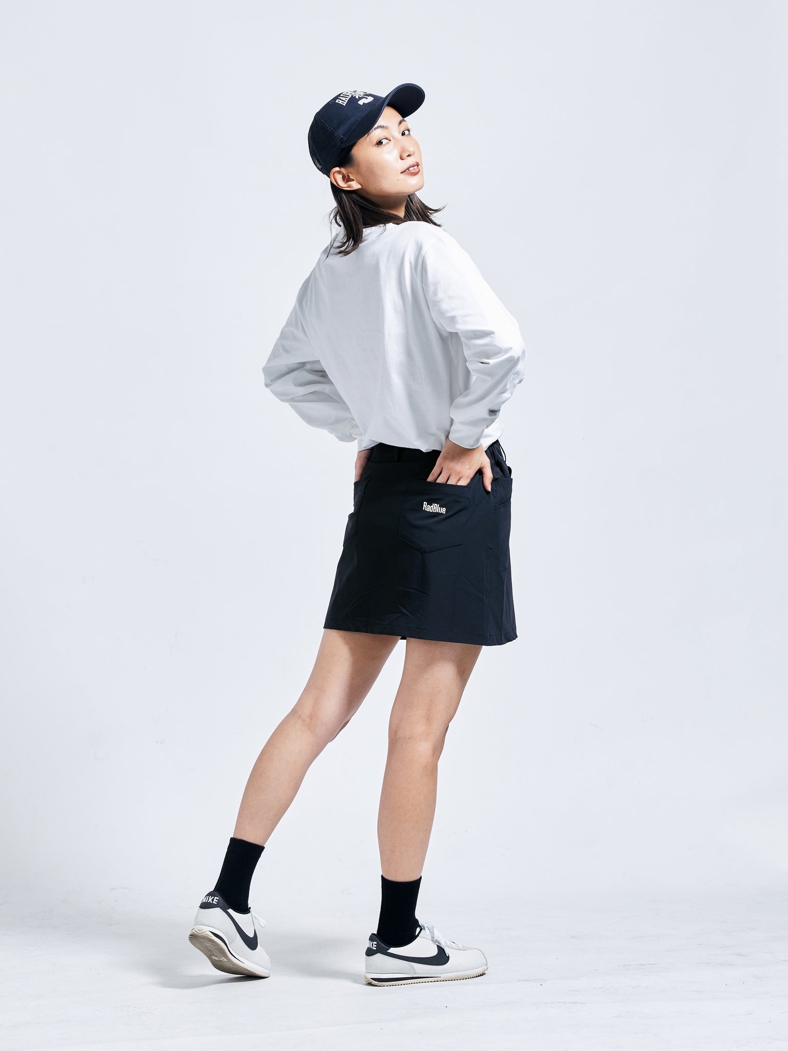 Women's DrySilkyCotton®モックネックロングスリーブ