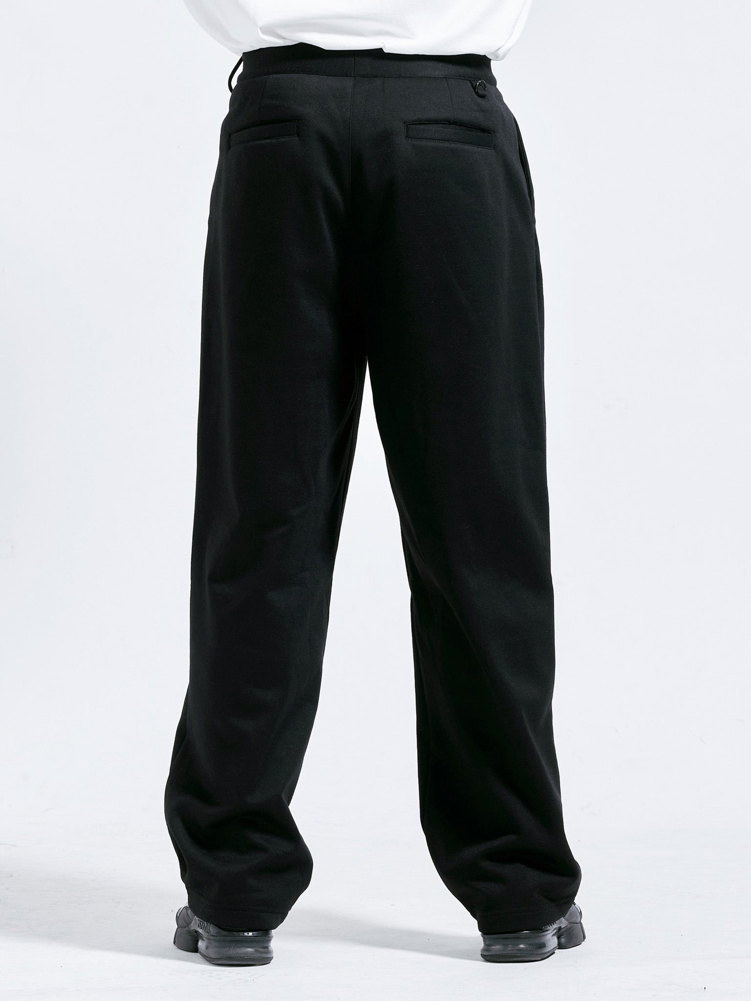 Wool touch wide pants [VISTA]