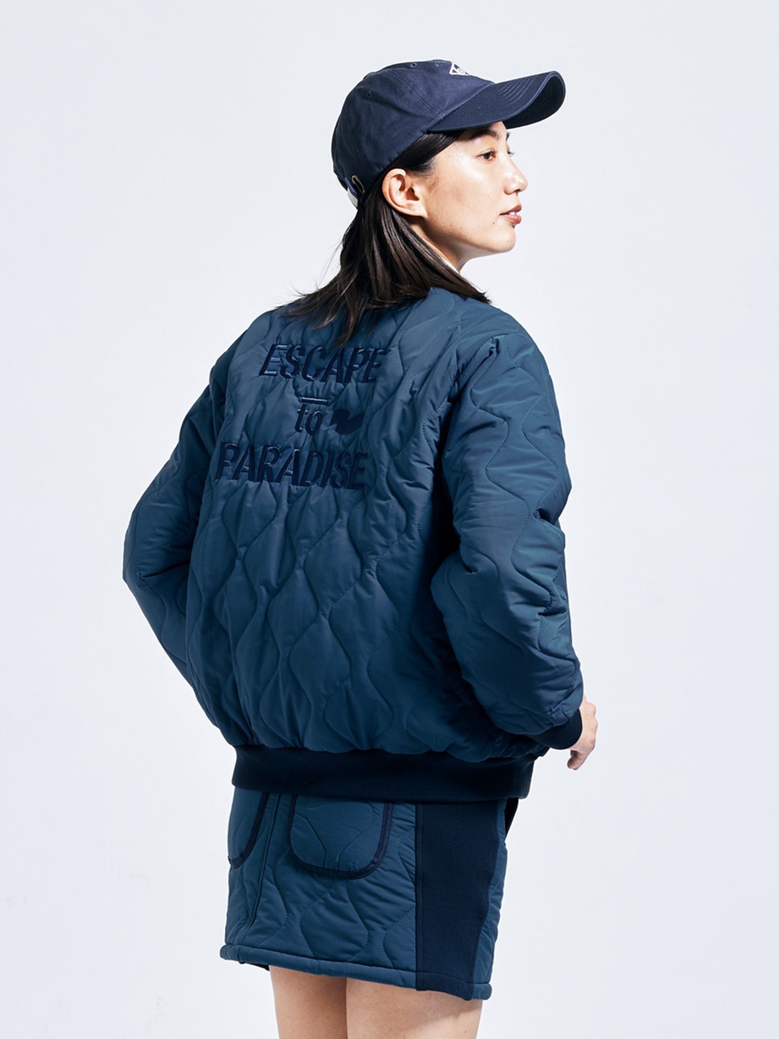 Women&#39;s quilted MA-1