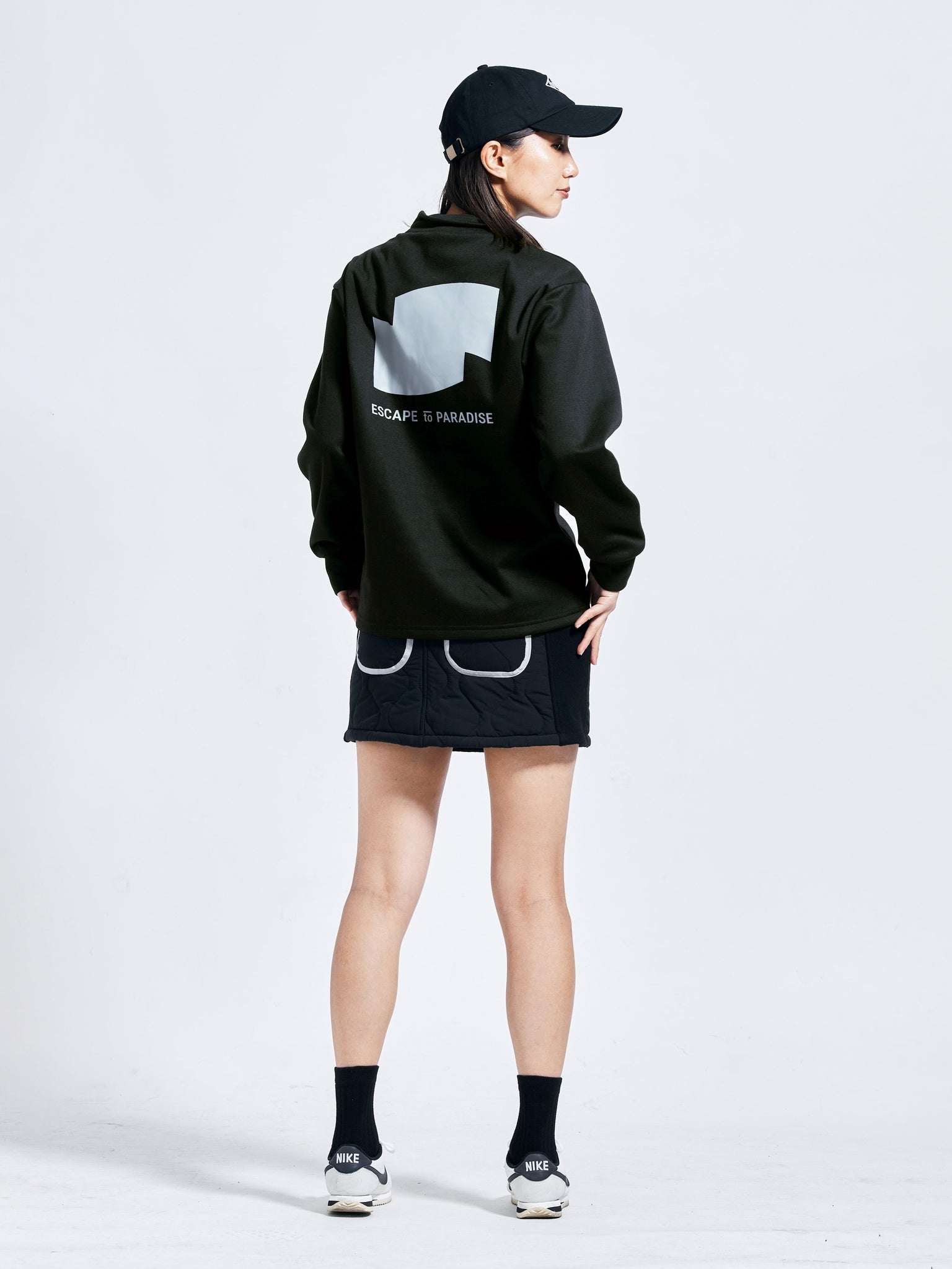 Women's Wool Touch Mock Neck Long Sleeve